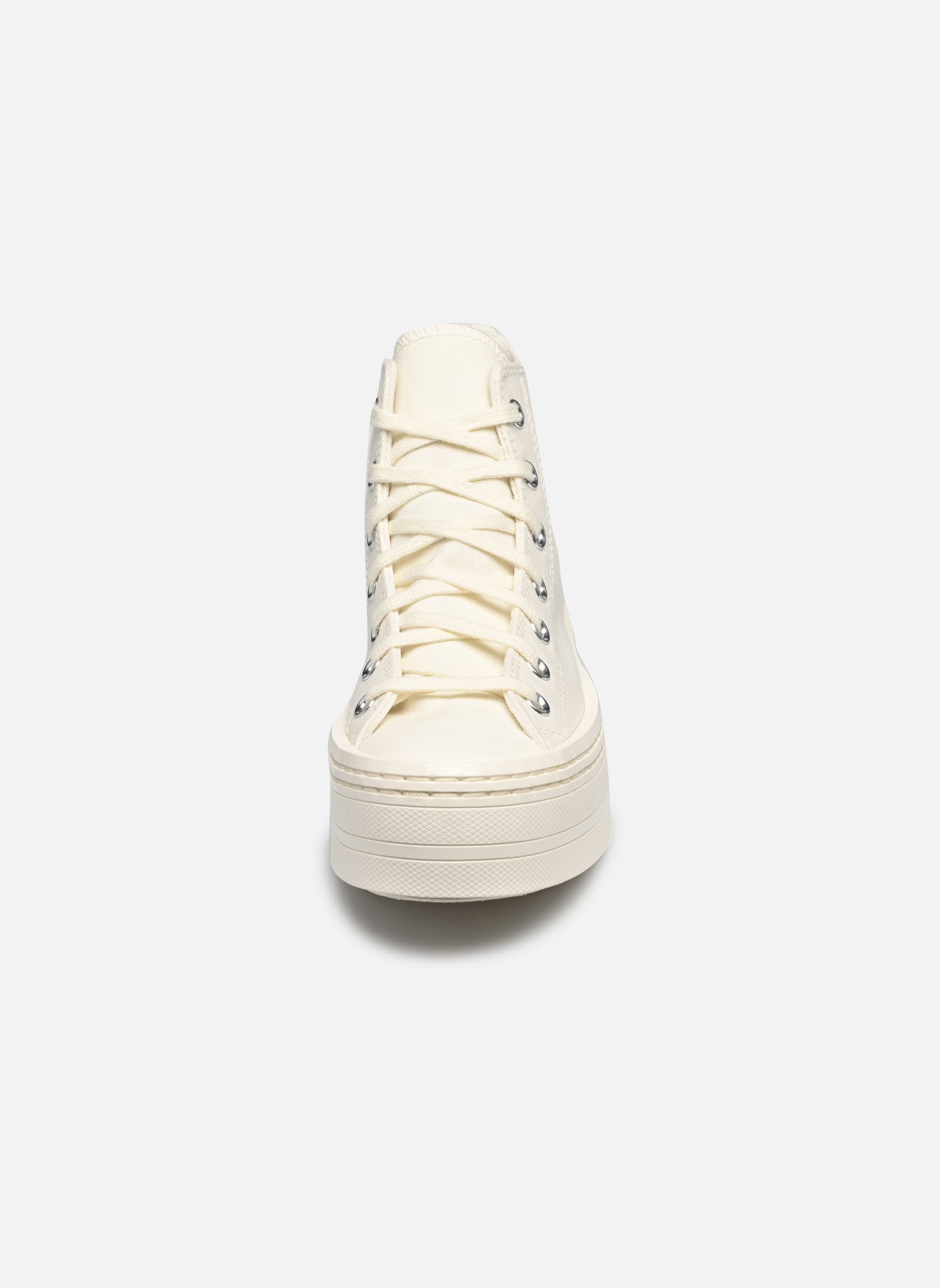 Leinen-Sneaker Chuck Taylor All Star Modern Lift Canvas damen weiß Converse Leinen-Sneaker Chuck Taylor All Star Modern Lift Canvas damen weiß MODERN EGRET/EGRET/EGRET