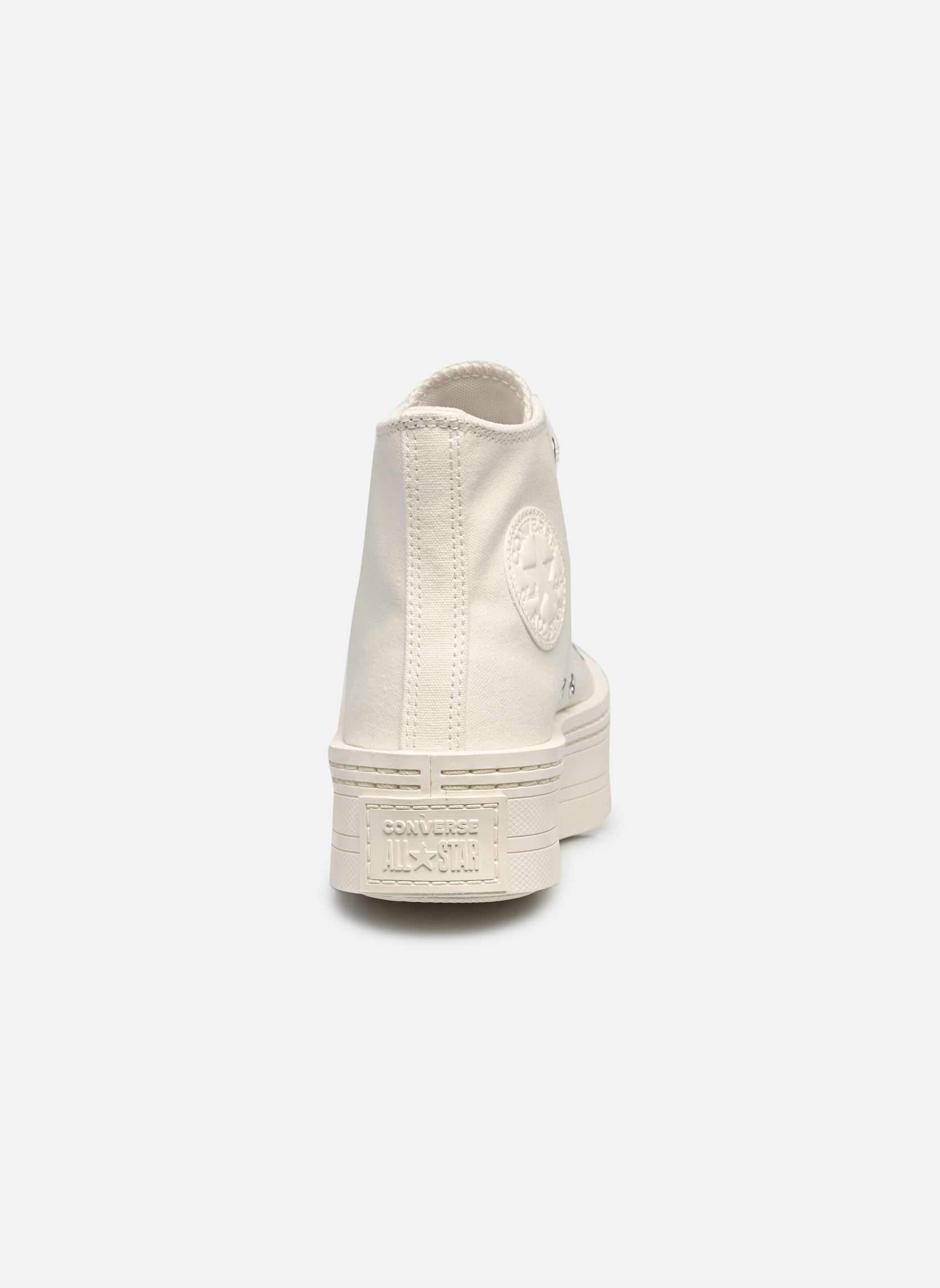Leinen-Sneaker Chuck Taylor All Star Modern Lift Canvas damen weiß Converse Leinen-Sneaker Chuck Taylor All Star Modern Lift Canvas damen weiß MODERN EGRET/EGRET/EGRET