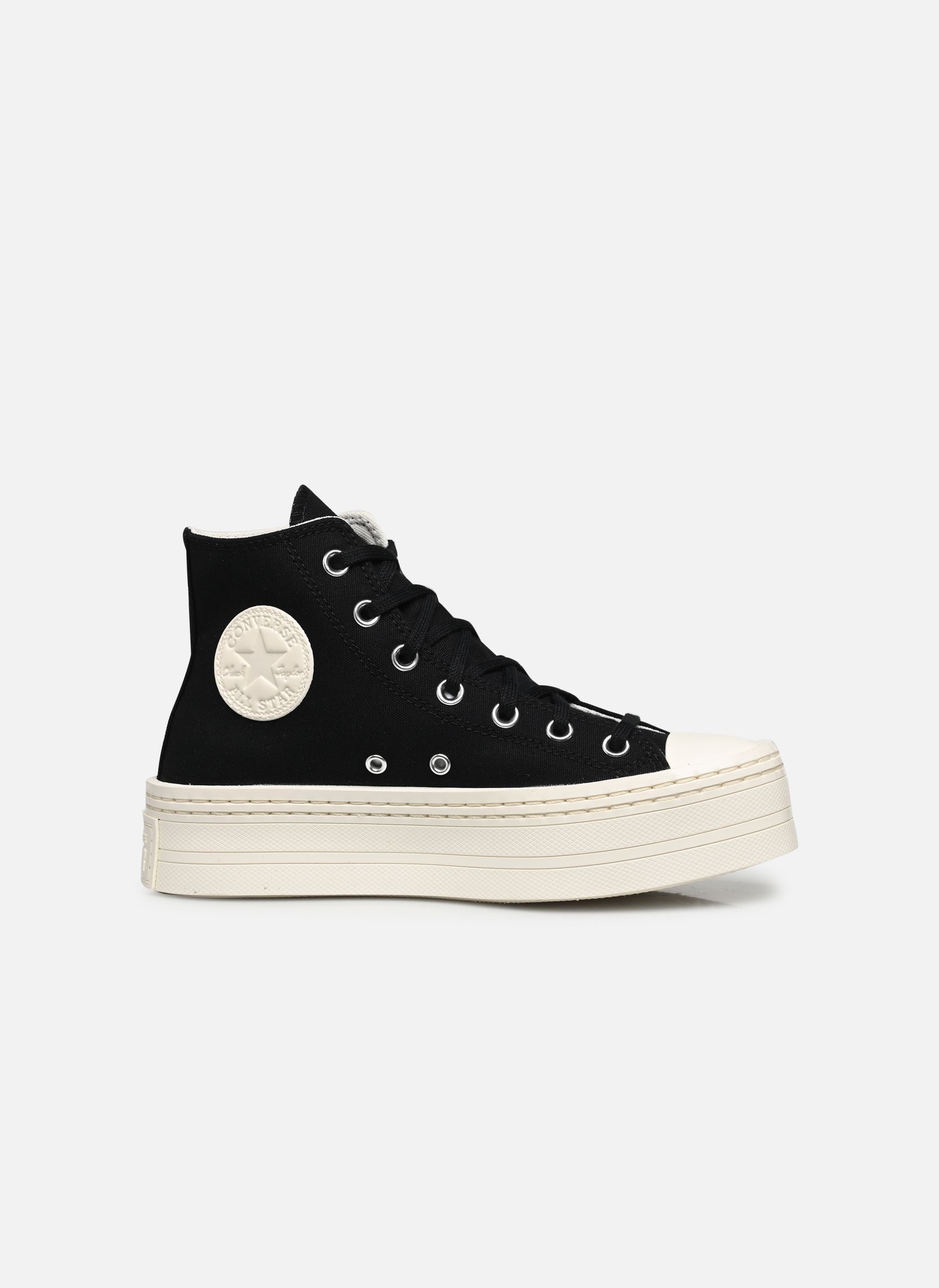Baskets toile Chuck Taylor All Star Modern Lift Canvas femme noir Converse Baskets toile Chuck Taylor All Star Modern Lift Canvas femme noir MODERN BLACK/BLACK/EGRET