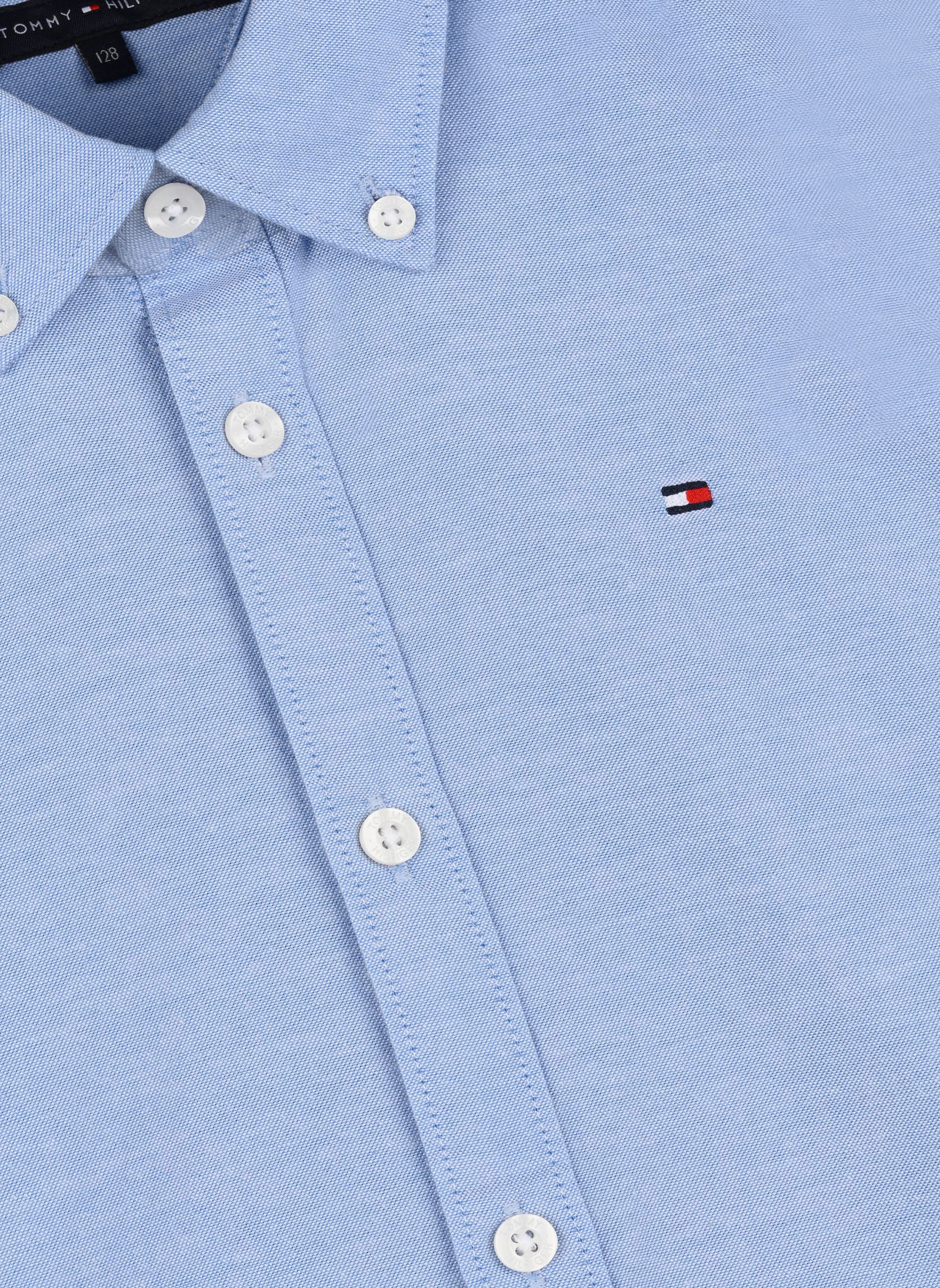 Chemises manches longues Boys Stretch Oxford garçon bleu Tommy Hilfiger Chemises manches longues Boys Stretch Oxford garçon bleu Calm Blue