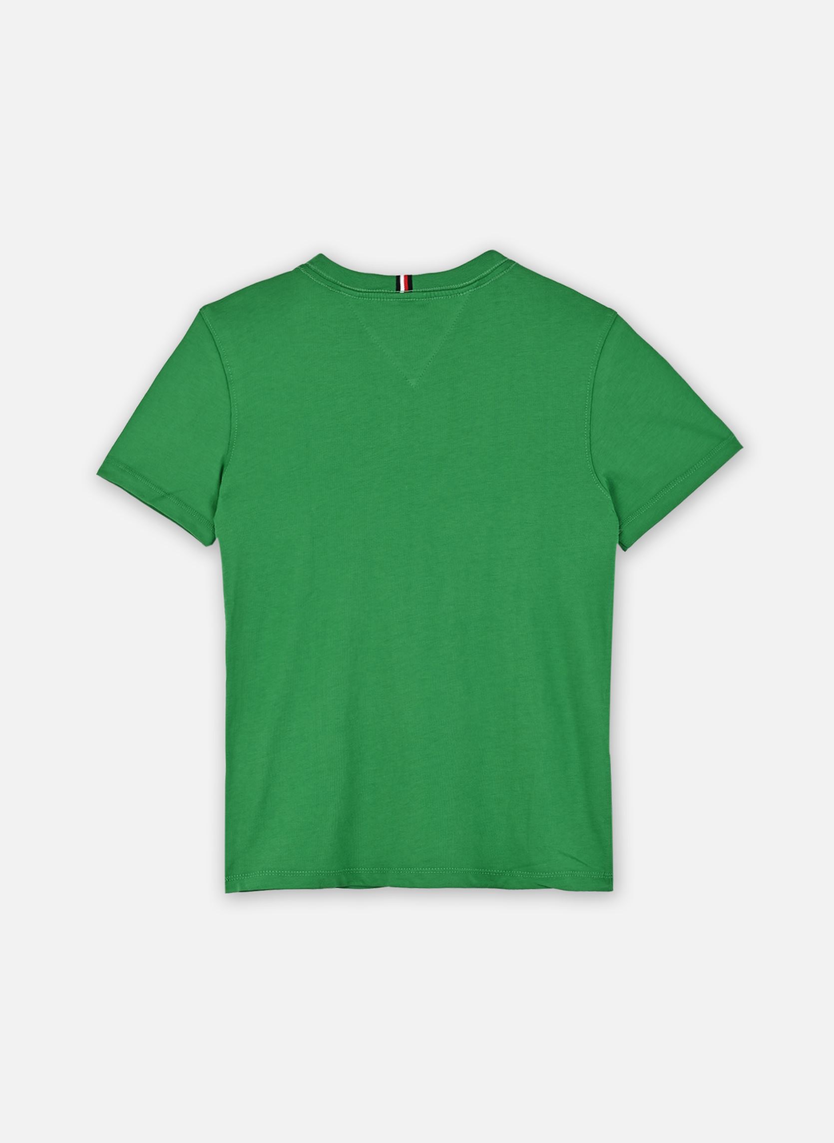 Kurzarm-T-Shirts Essential Cotton Tee jungen grün Tommy Hilfiger Kurzarm-T-Shirts Essential Cotton Tee jungen grün RADIANT GREEN