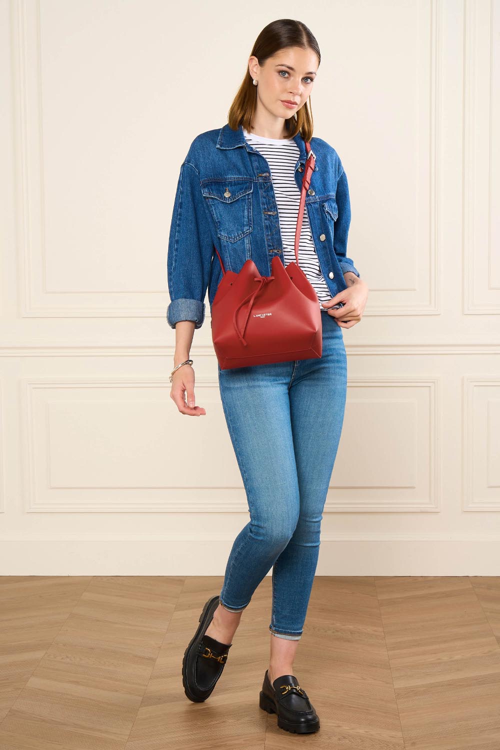 Sacs à main Pur & Element City femme rouge Lancaster Sacs à main Pur & Element City femme rouge Rouge