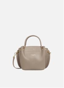 Sacs à main Foulonné Double LOUISA femme noir