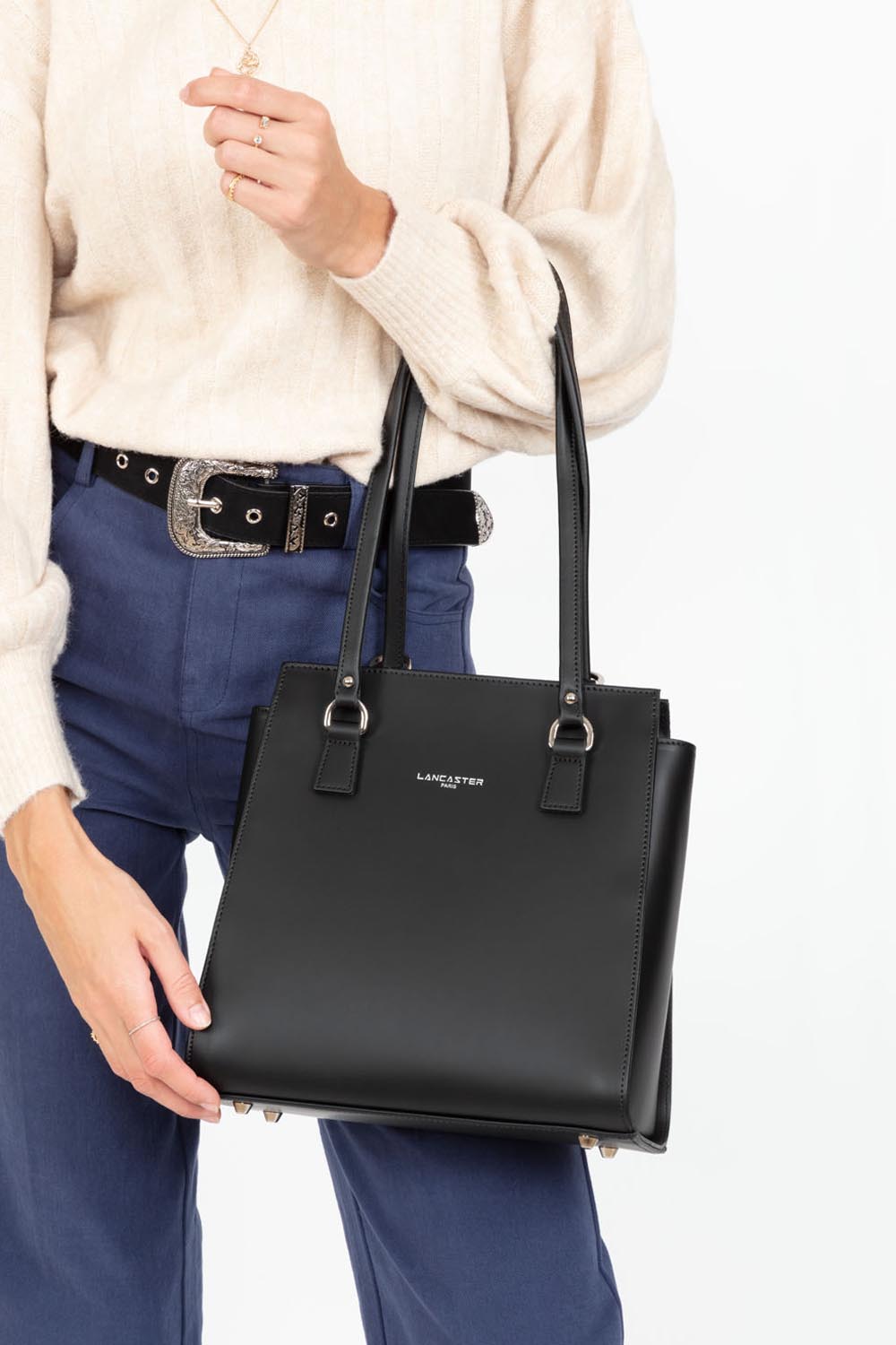 Sacs à dos Smooth femme noir Lancaster Sacs à dos Smooth femme noir Noir