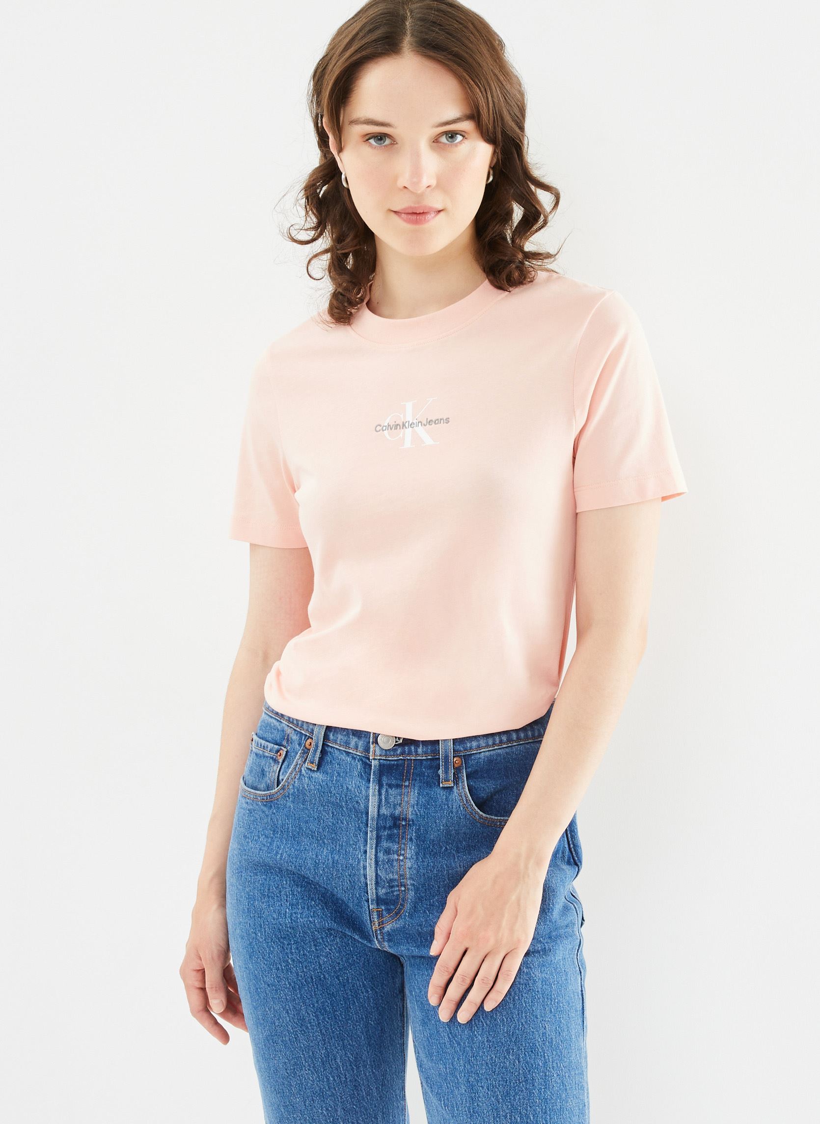 Vêtements Calvin Klein Jeans Monologo Slim Fit Te pour Accessoires