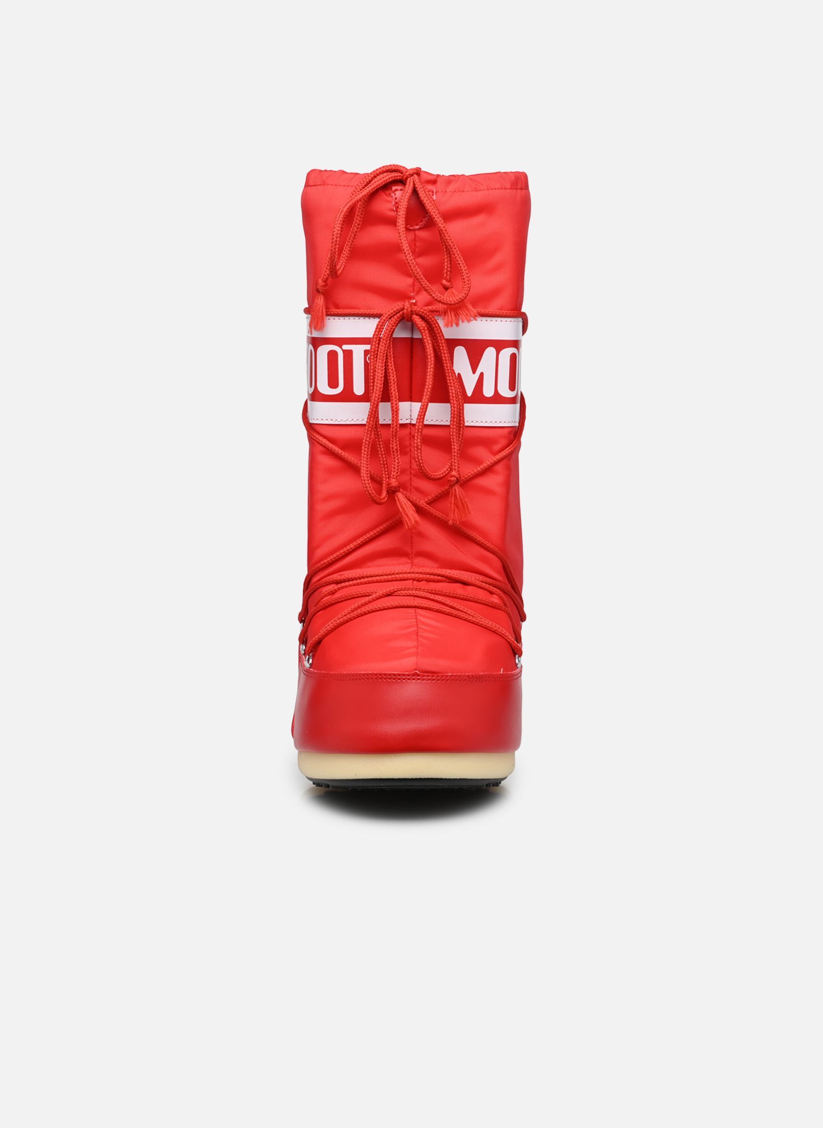 Snowboots Moon Boot Nylon W 1 dames rood Moon Boot Snowboots Moon Boot Nylon W 1 dames rood ROUGE