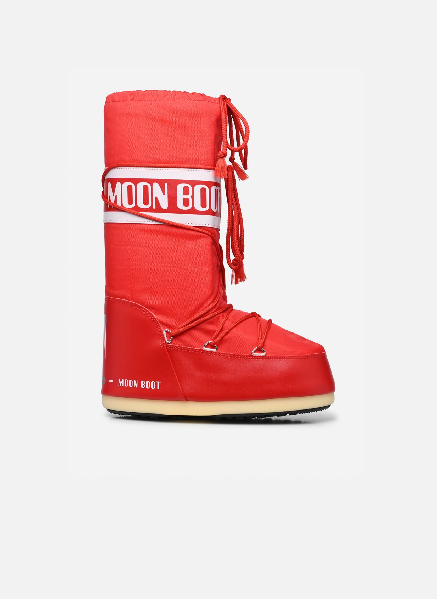 Snowboots Moon Boot Nylon W 1 dames rood Moon Boot Snowboots Moon Boot Nylon W 1 dames rood ROUGE