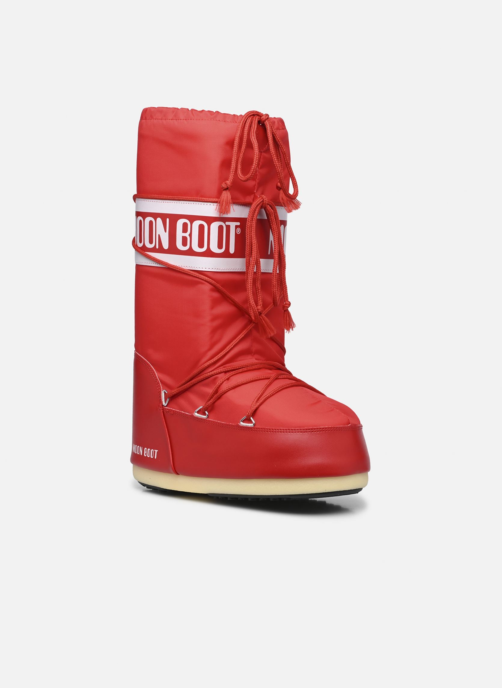 Snowboots Moon Boot Nylon W 1 dames rood Moon Boot Snowboots Moon Boot Nylon W 1 dames rood ROUGE