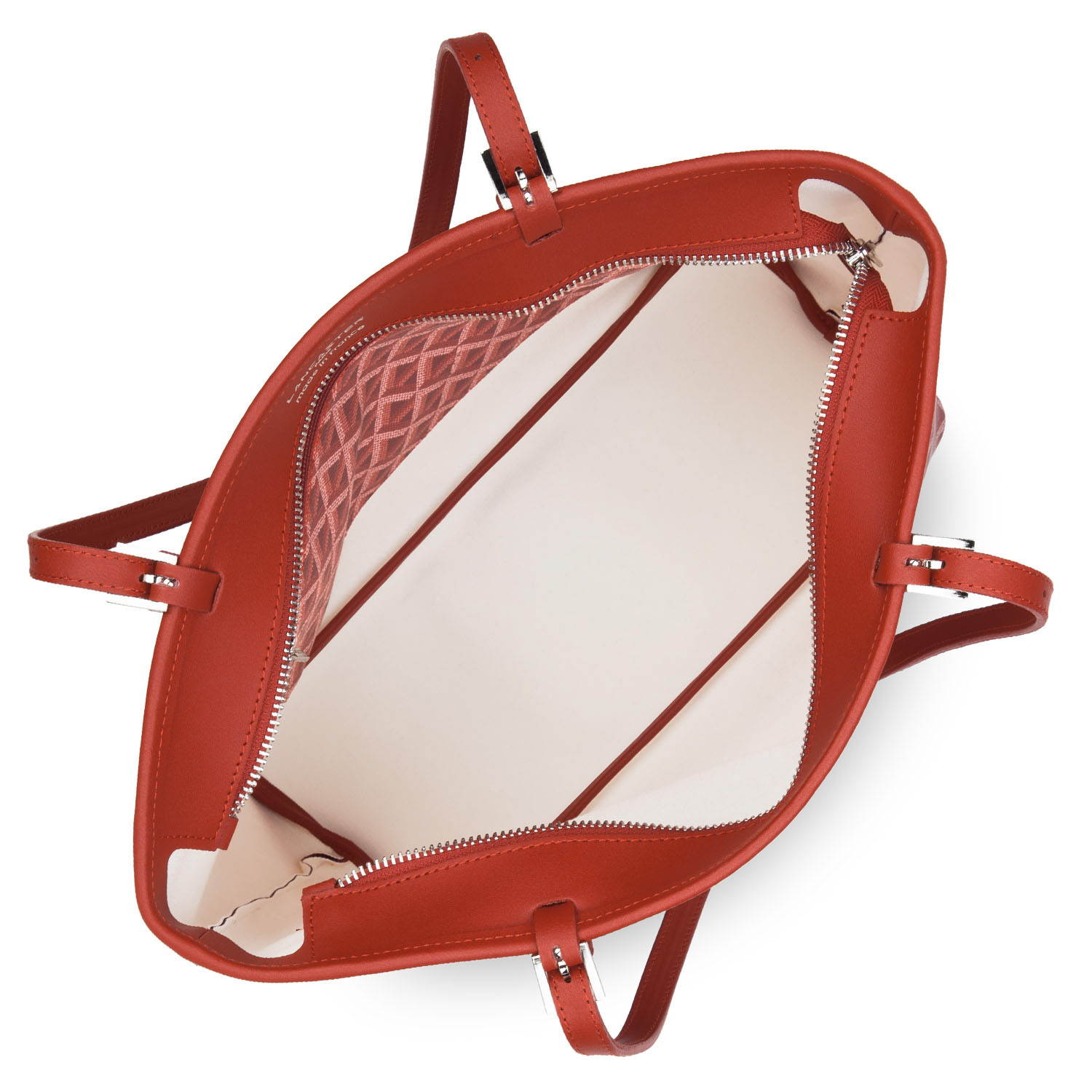 Cabas Ikon femme rouge Lancaster Cabas Ikon femme rouge Rouge foncé