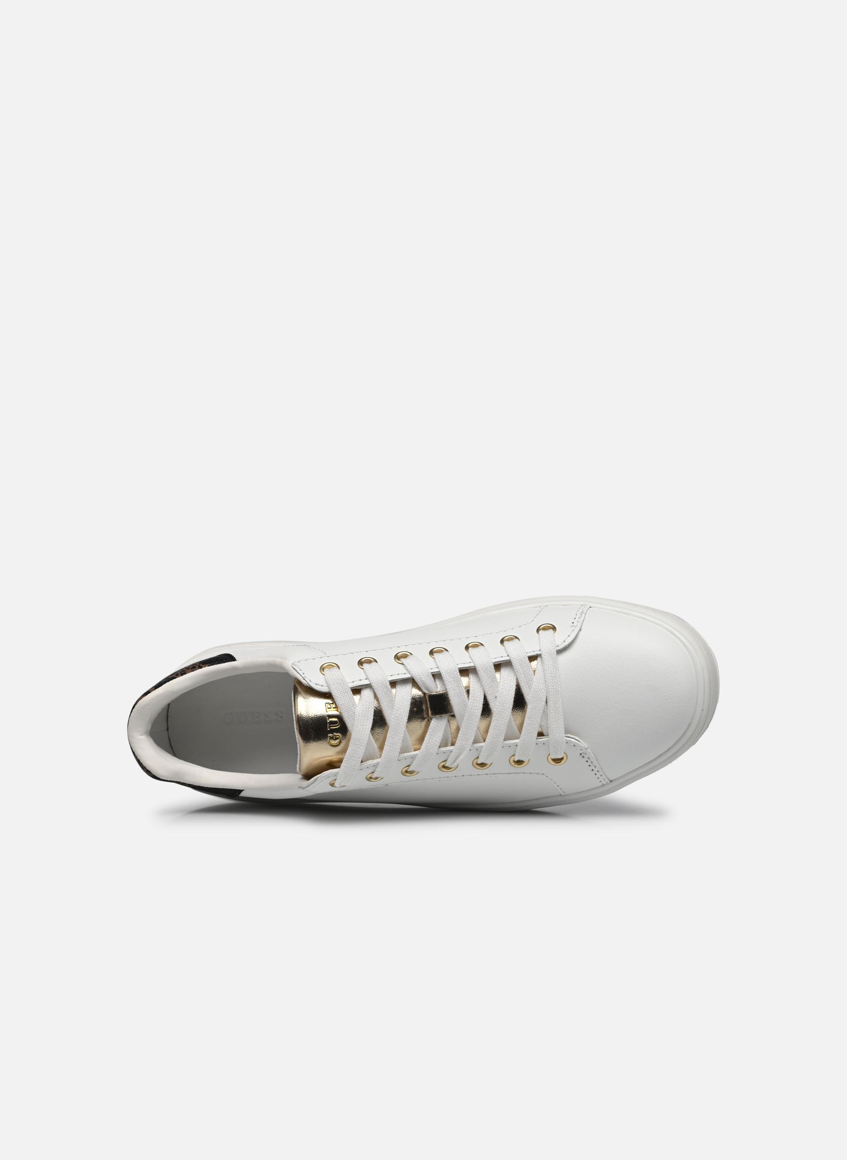 Baskets basses BONNY femme blanc Guess Baskets basses BONNY femme blanc WHITE BROWN OCRA