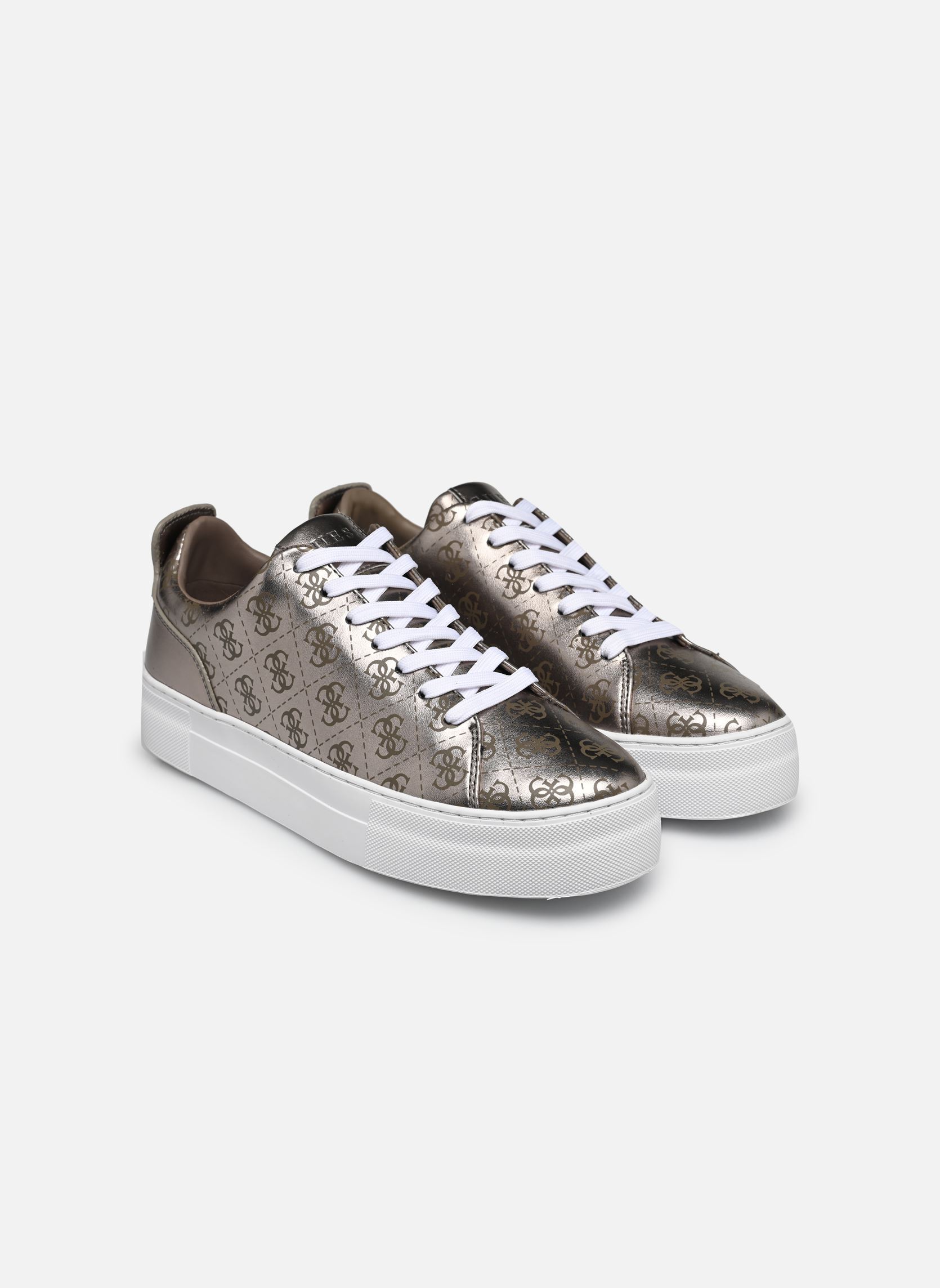 Niedrige Sneaker GIANELE damen gold und bronze Guess Niedrige Sneaker GIANELE damen gold und bronze Pewter