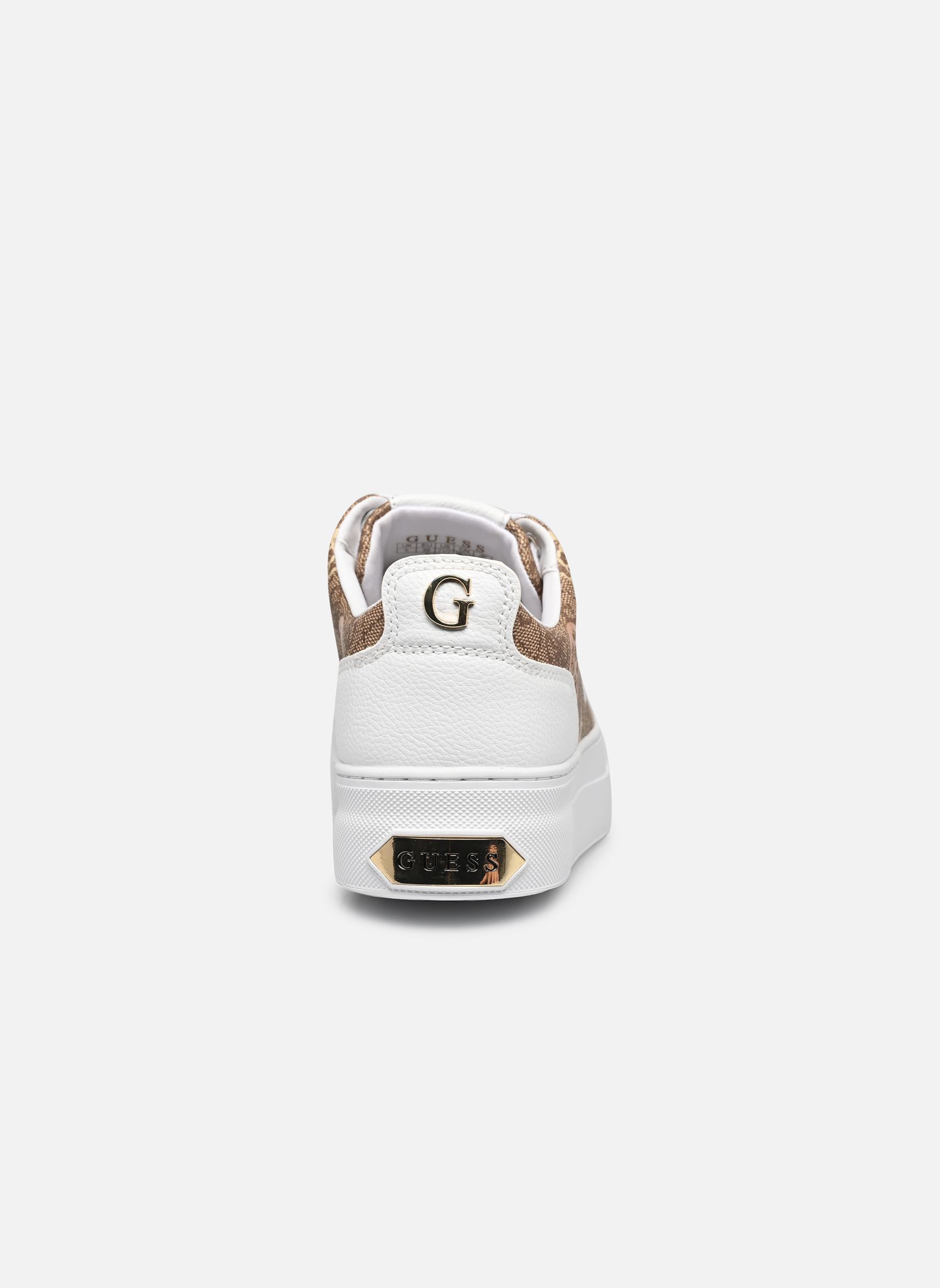 Baskets basses GIANELE femme marron Guess Baskets basses GIANELE femme marron Beige/brown