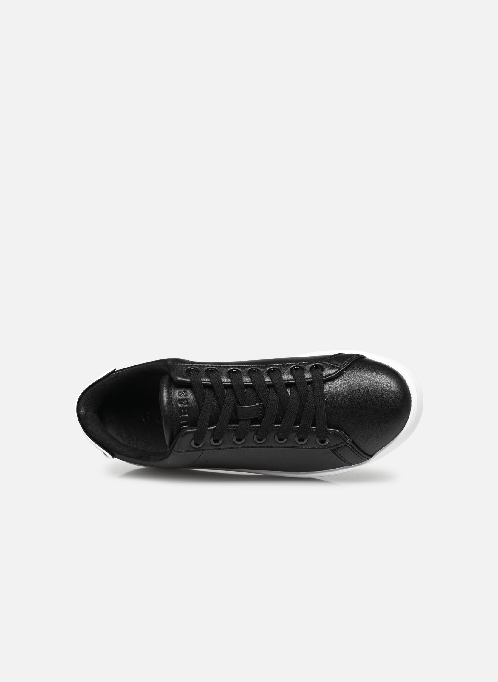 Niedrige Sneaker REYHAN damen schwarz Guess Niedrige Sneaker REYHAN damen schwarz Black