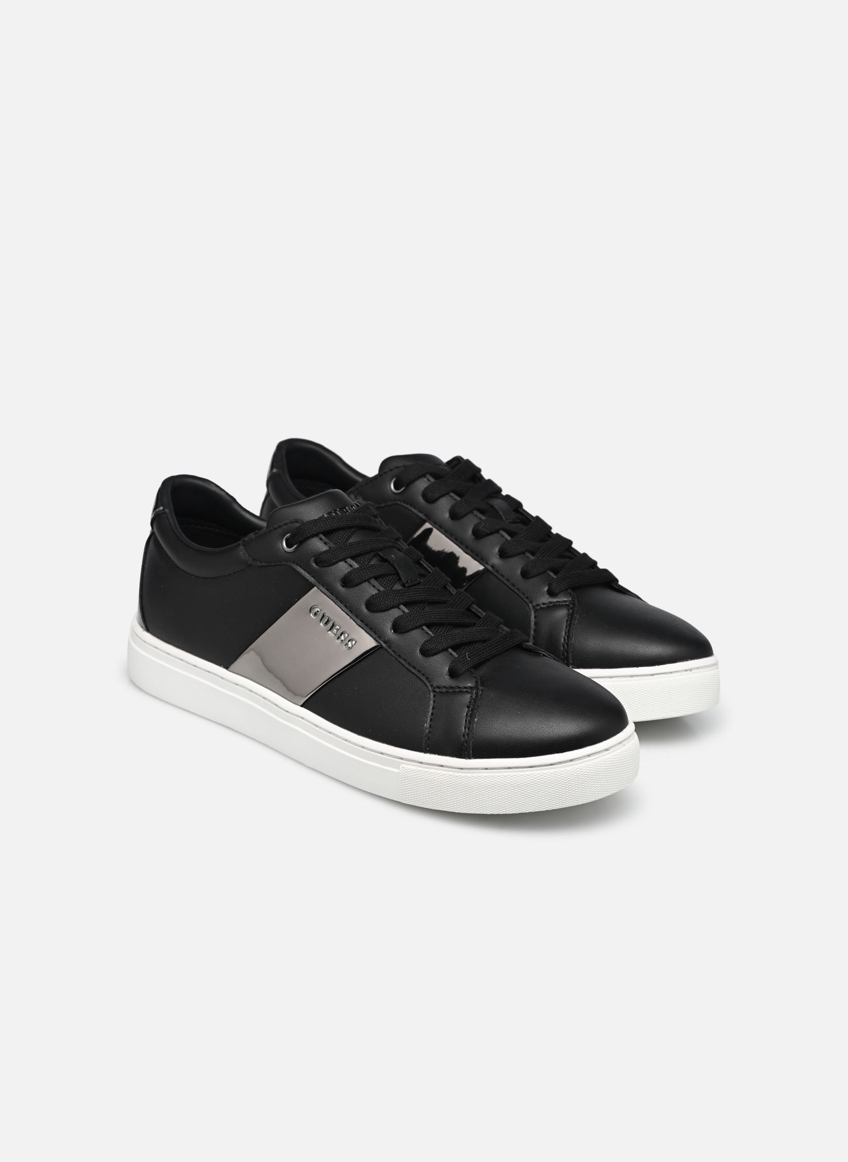 Niedrige Sneaker TODEX damen schwarz Guess Niedrige Sneaker TODEX damen schwarz Black gunmetal