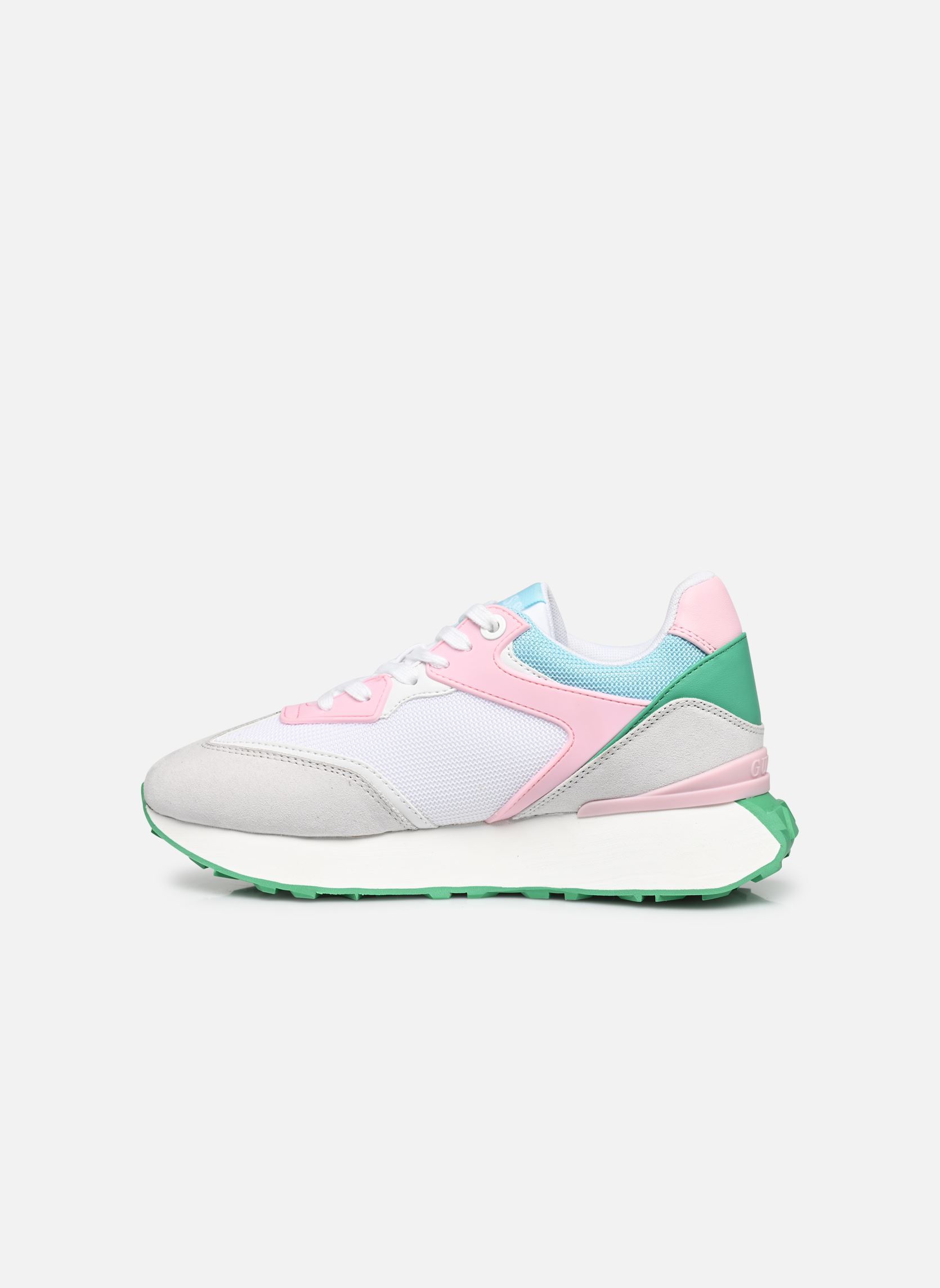 Baskets basses LUCHIA4 femme blanc Guess Baskets basses LUCHIA4 femme blanc White pink