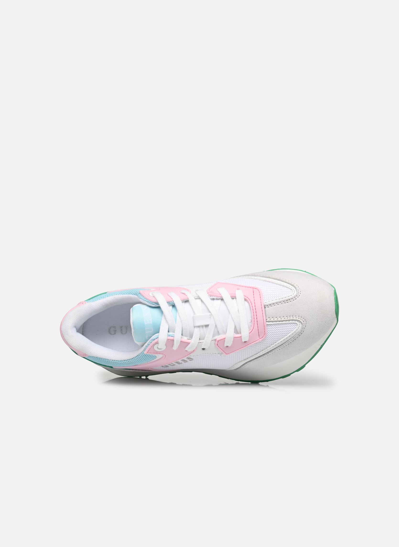 Baskets basses LUCHIA4 femme blanc Guess Baskets basses LUCHIA4 femme blanc White pink