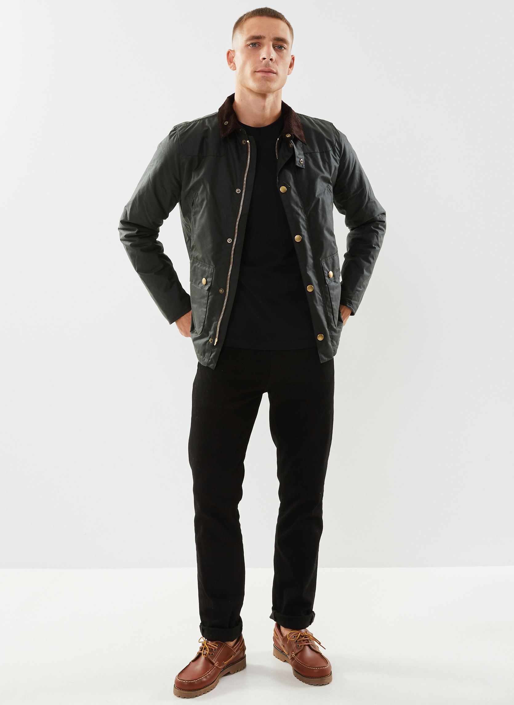 Parkas Reelin Wax Jacket homme vert Barbour Parkas Reelin Wax Jacket homme vert SAGE