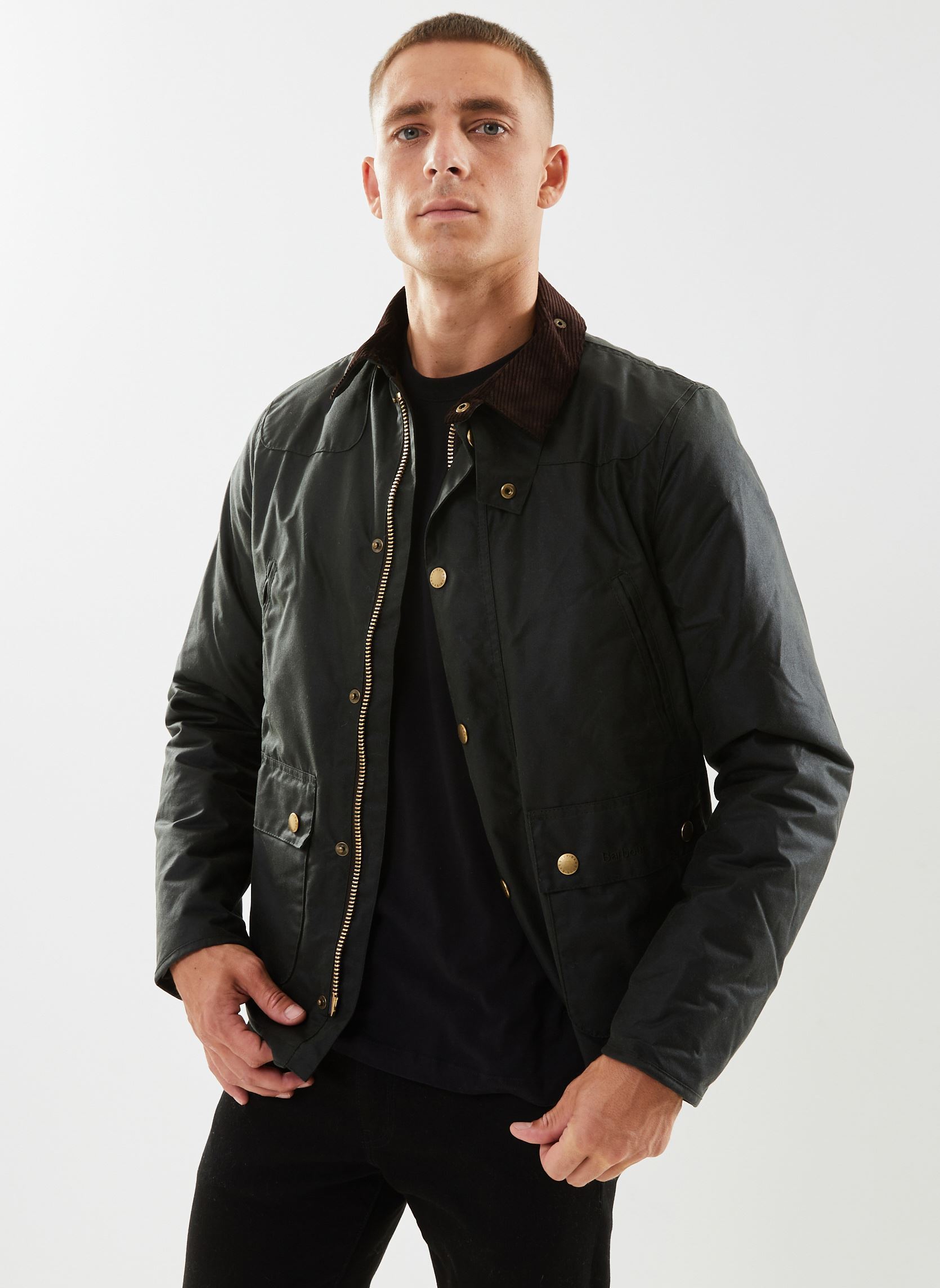 Parkas Reelin Wax Jacket homme vert Barbour Parkas Reelin Wax Jacket homme vert SAGE