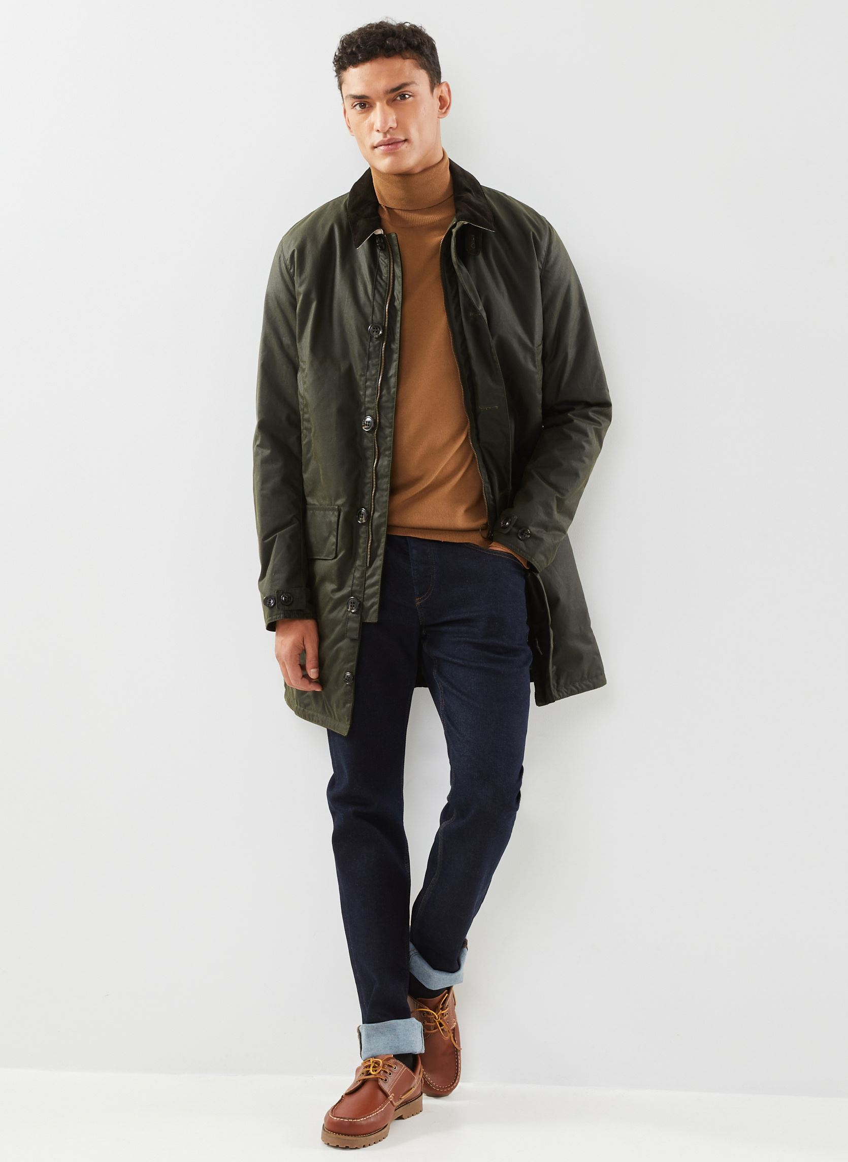 Klassische Mäntel Wax Mac herren grün Barbour Klassische Mäntel Wax Mac herren grün fern/forest mist