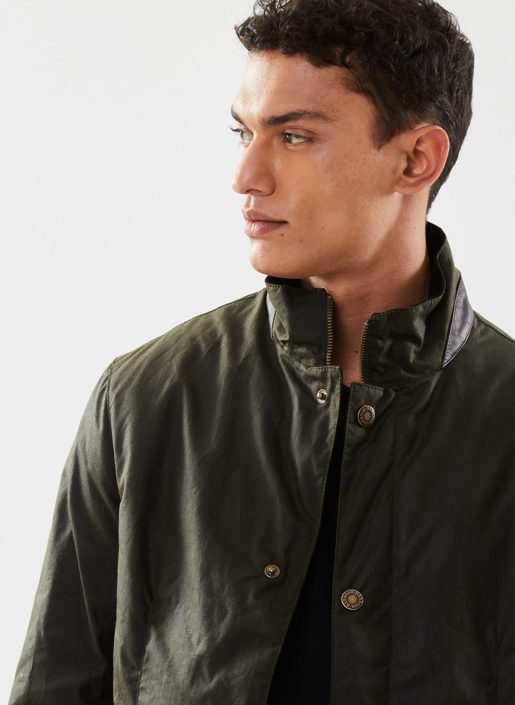 Jassen Compton Wax heren groen Barbour Jassen Compton Wax heren groen Fern