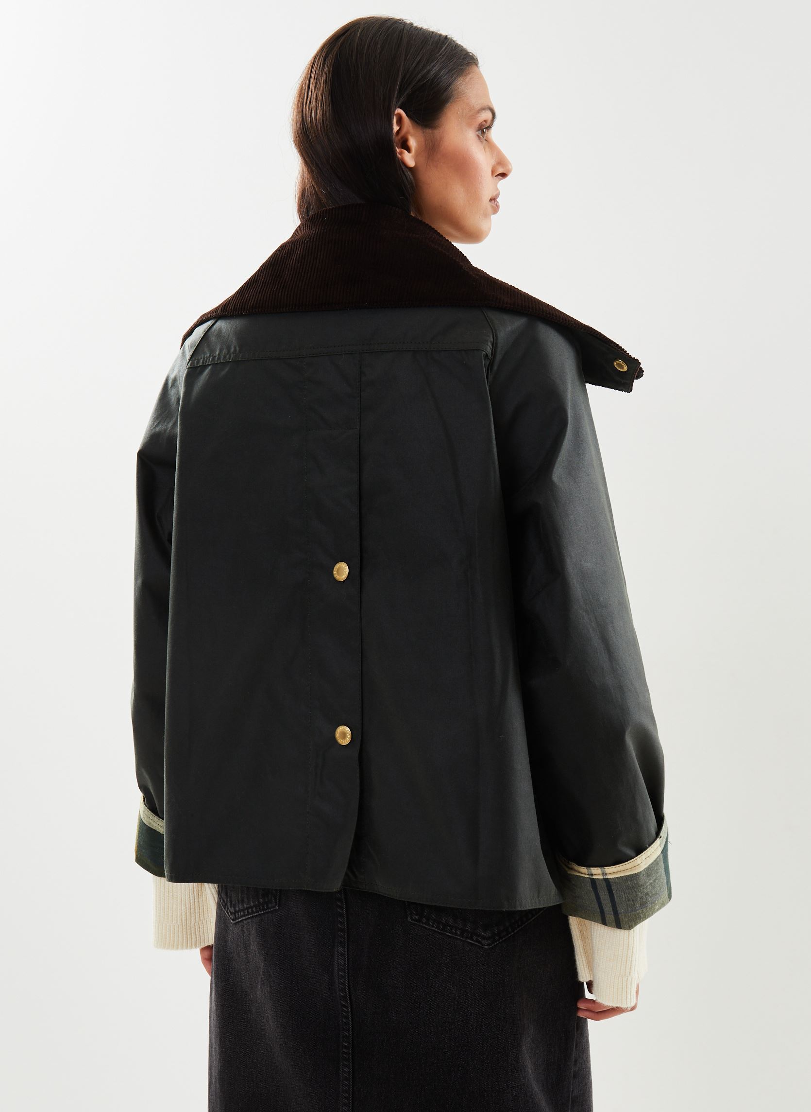 Parkas Catton Wax femme vert Barbour Parkas Catton Wax femme vert SAGE-ANCIENT
