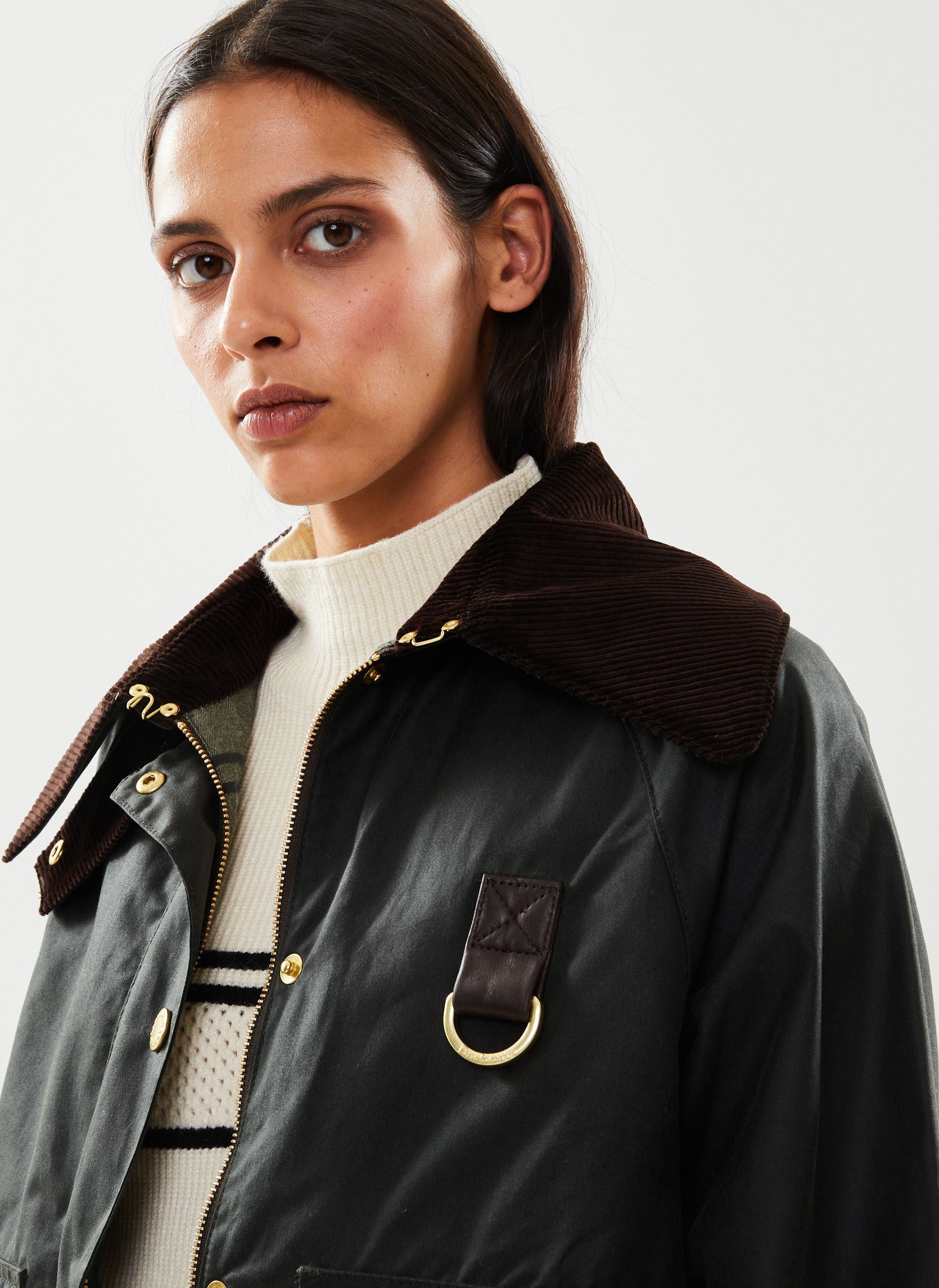 Parkas Catton Wax femme vert Barbour Parkas Catton Wax femme vert SAGE-ANCIENT
