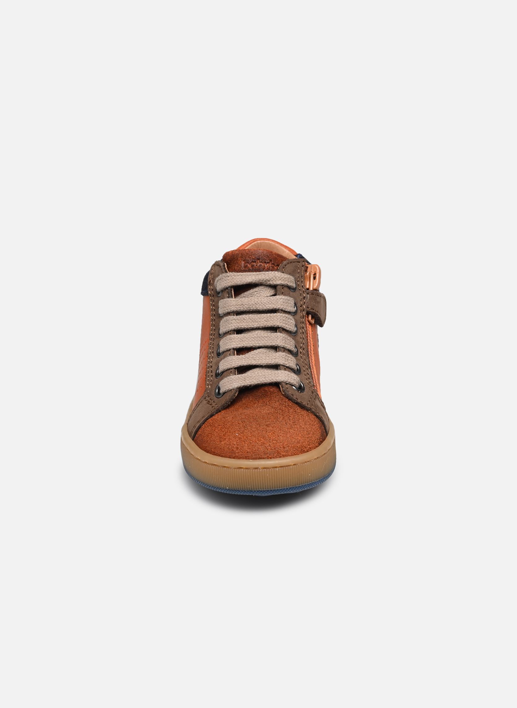 Chaussures premiers pas 3078 garçon orange Babybotte Chaussures premiers pas 3078 garçon orange 808
