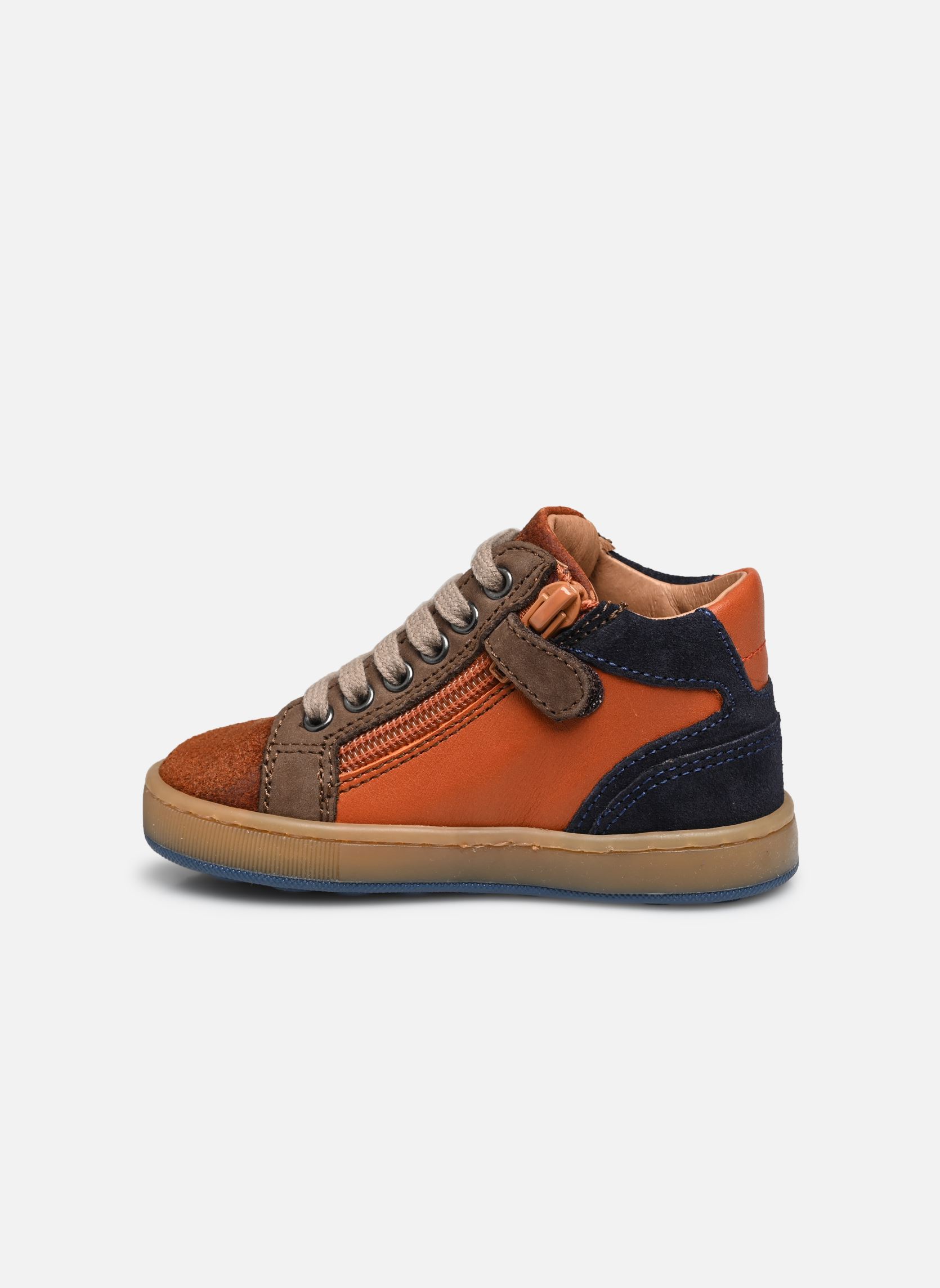 Chaussures premiers pas 3078 garçon orange Babybotte Chaussures premiers pas 3078 garçon orange 808