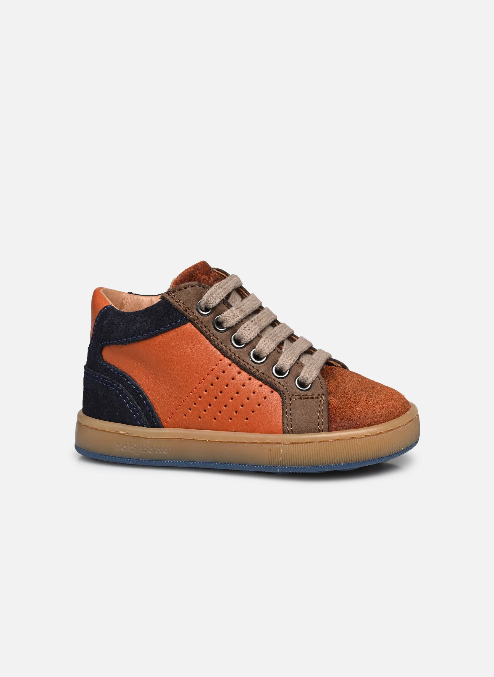 Chaussures premiers pas 3078 garçon orange Babybotte Chaussures premiers pas 3078 garçon orange 808