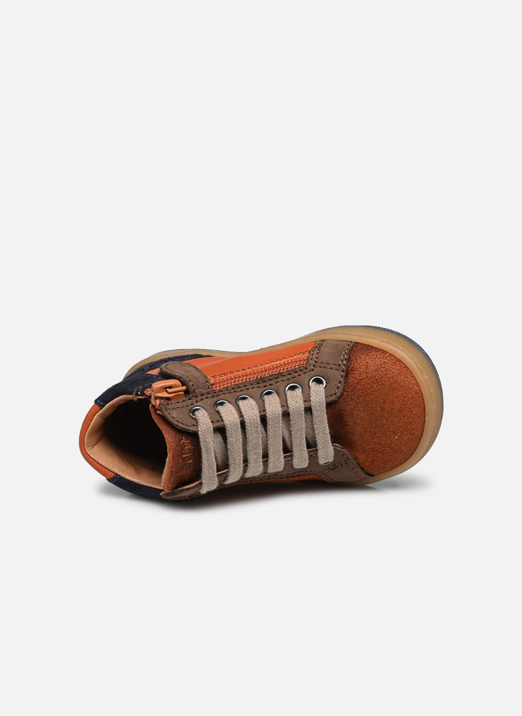 Chaussures premiers pas 3078 garçon orange Babybotte Chaussures premiers pas 3078 garçon orange 808