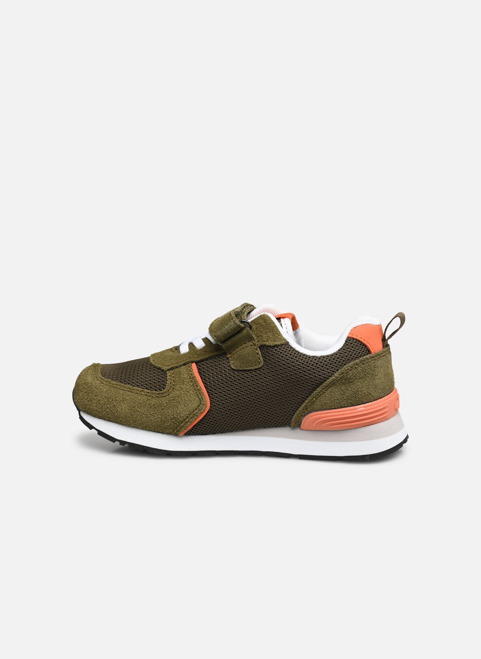 Baskets basses SNOOKLACE garçon vert Mod8 Baskets basses SNOOKLACE garçon vert KAKI ORANGE