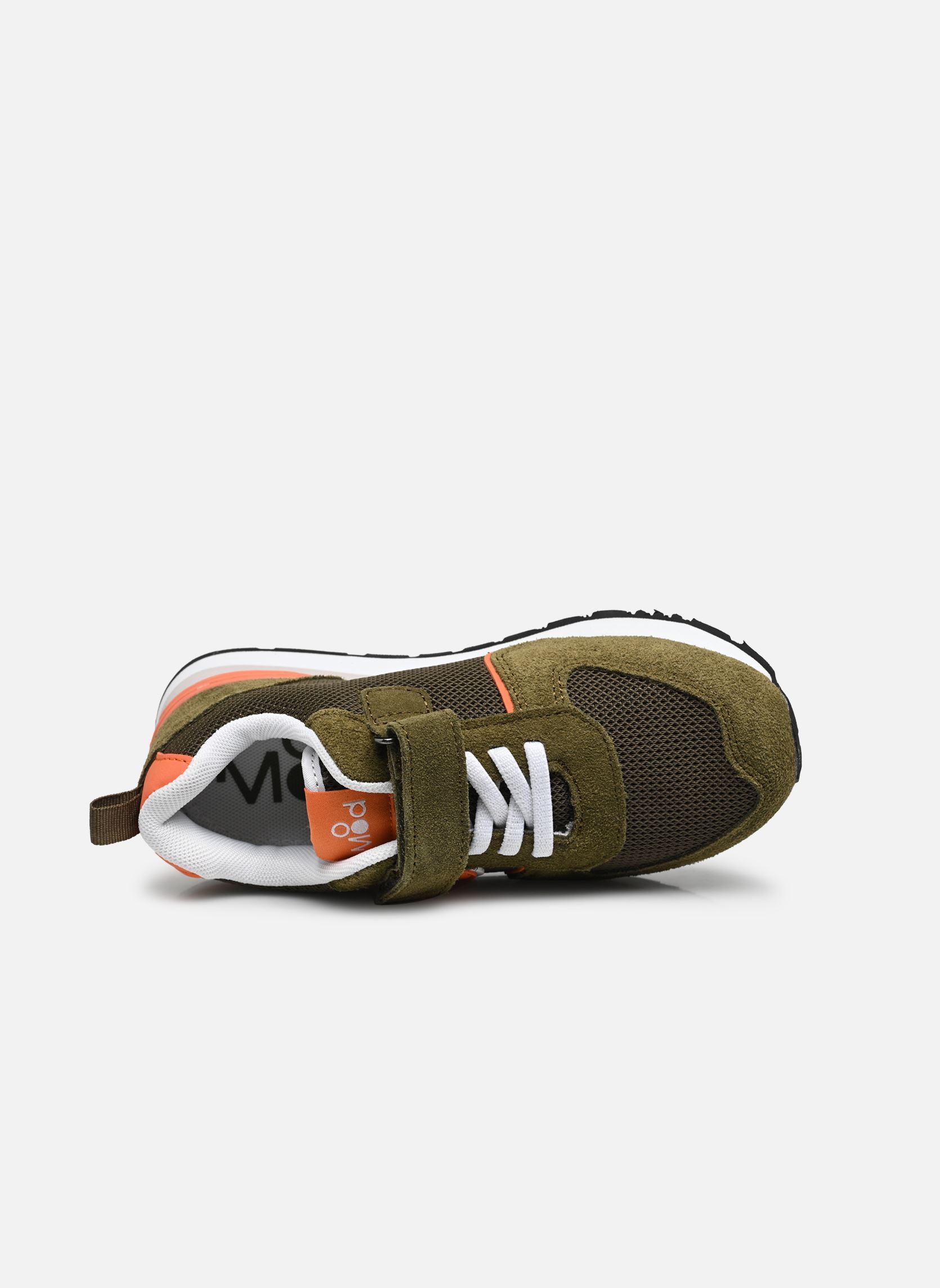 Baskets basses SNOOKLACE garçon vert Mod8 Baskets basses SNOOKLACE garçon vert KAKI ORANGE