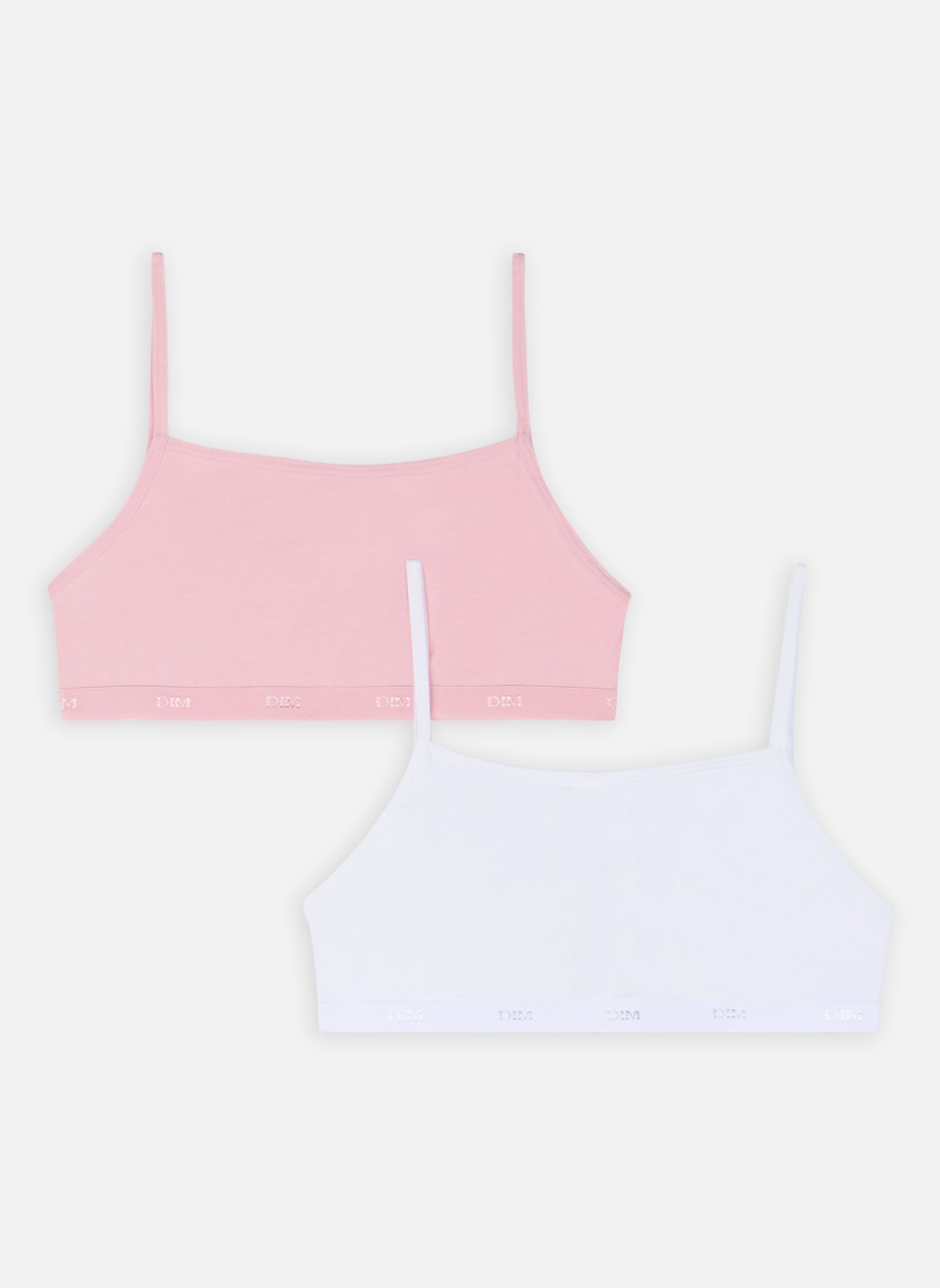 Brassières Ecodim Brassière X2 fille rose Dim Brassières Ecodim Brassière X2 fille rose ROSE BLANC