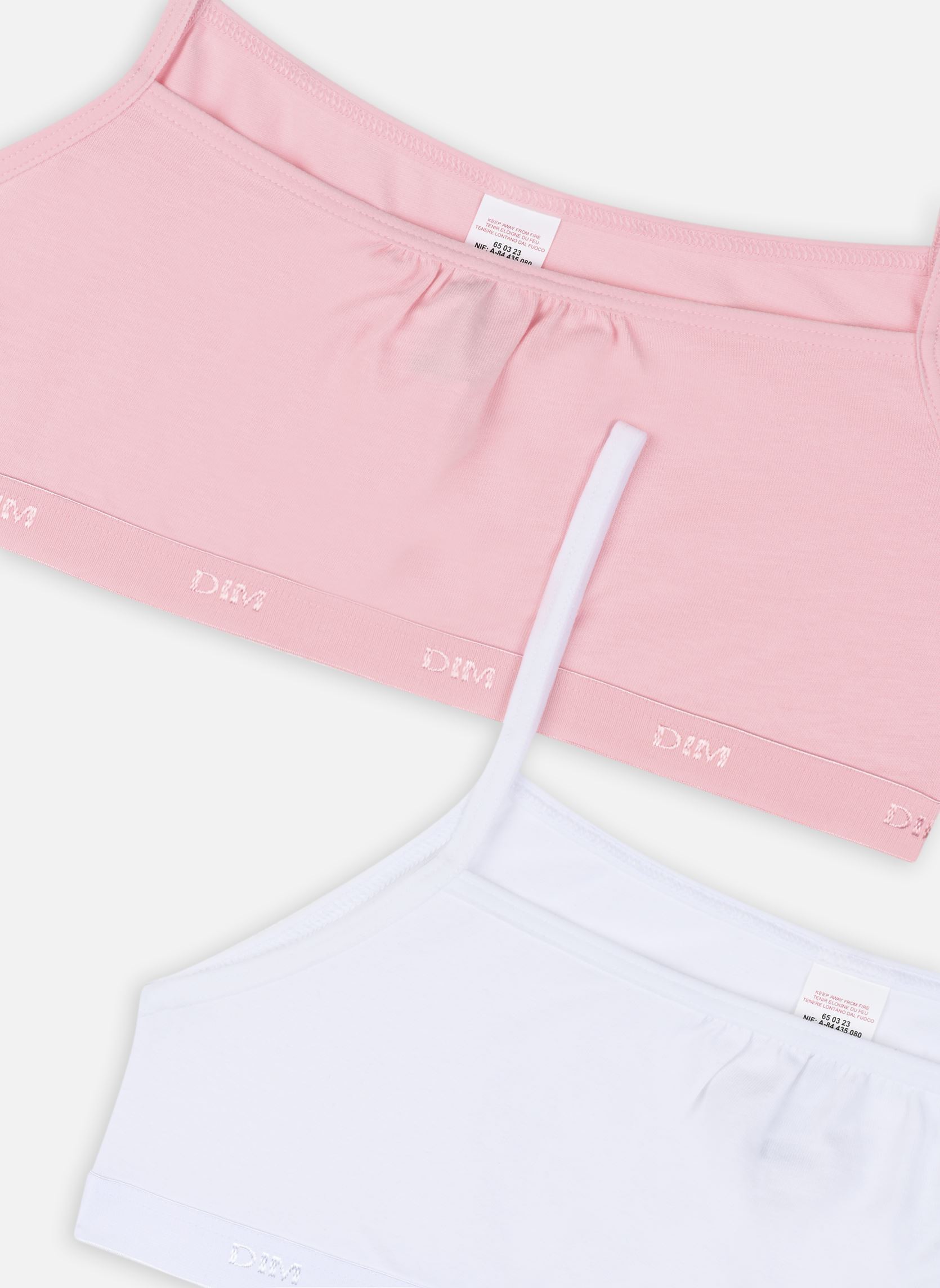 Brassières Ecodim Brassière X2 fille rose Dim Brassières Ecodim Brassière X2 fille rose ROSE BLANC