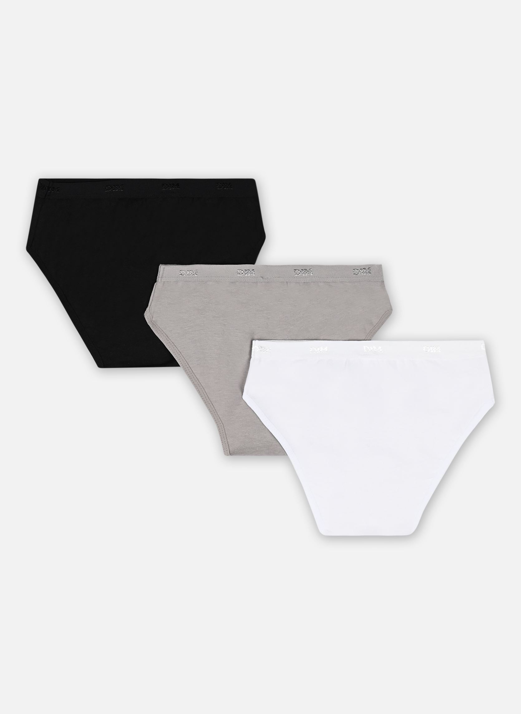 Unterwäsche-Sets Slip Les Pockets Ecodim Fille X3 mädchen weiß Dim Unterwäsche-Sets Slip Les Pockets Ecodim Fille X3 mädchen weiß WHITE