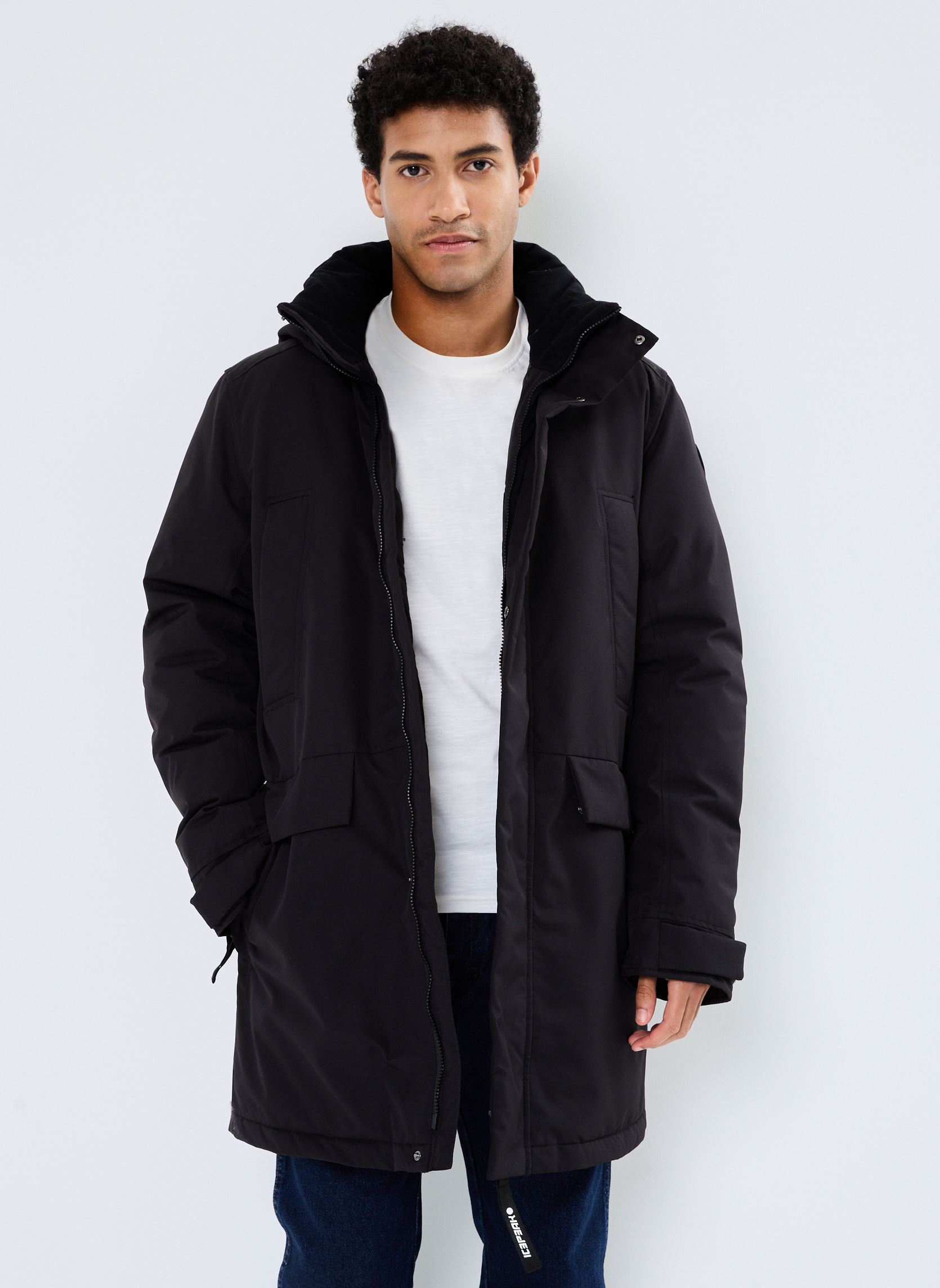 Parkas ALAMOS herren schwarz Icepeak Parkas ALAMOS herren schwarz Noir