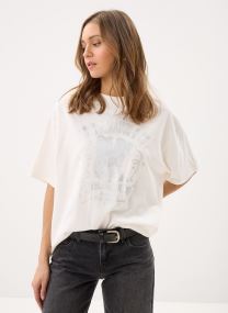 Tee-shirts Graphic Short Stack Tee femme blanc