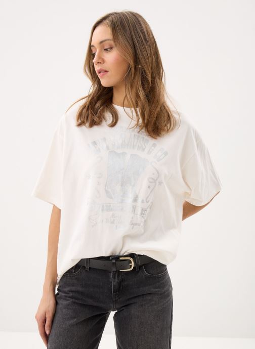 Levi's Tee-shirts Graphic Short Stack Tee femme blanc