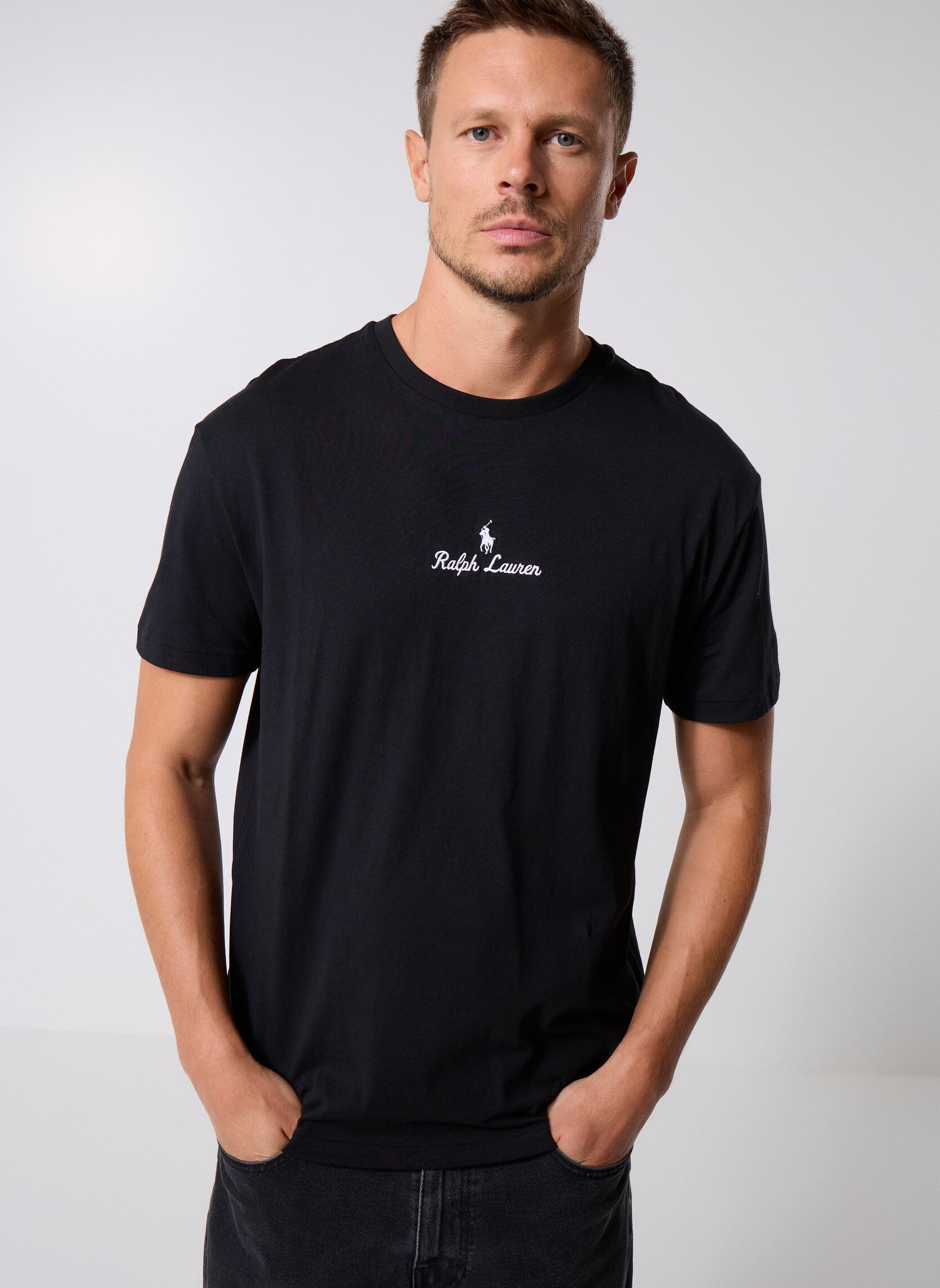 T shirt Polo Ralph Lauren T SHIRT AJUSTE EN COTON POLO RALPH LAUREN CENTER EU - vue 2