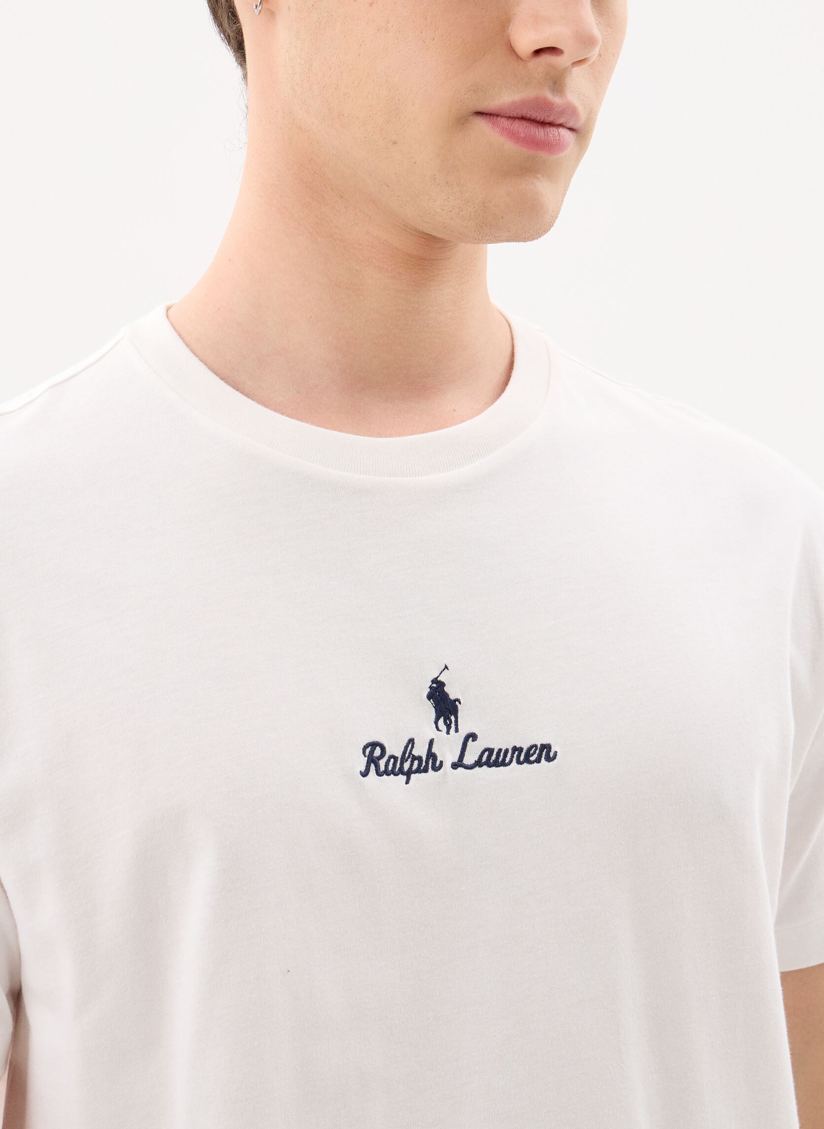 Tee-shirts manches courtes Sscnclsm1-Short Sleeve-T-Shirt homme blanc Polo Ralph Lauren Tee-shirts manches courtes Sscnclsm1-Short Sleeve-T-Shirt homme blanc DECKWASH WHITE