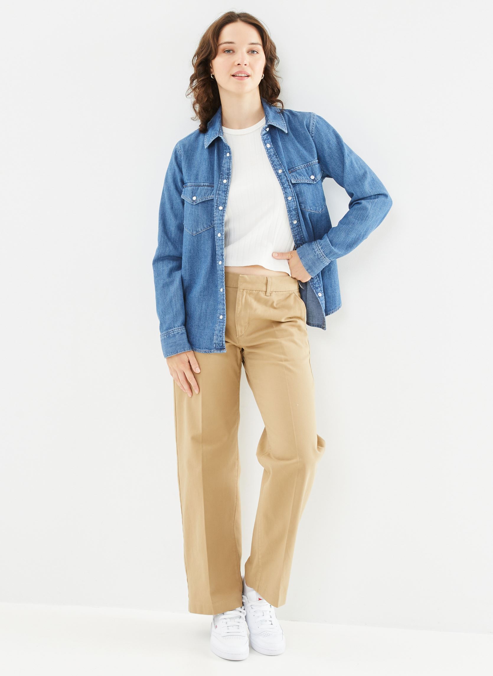Lange mouw overhemden Iconic Western dames blauw Levi's Lange mouw overhemden Iconic Western dames blauw Going Steady 5