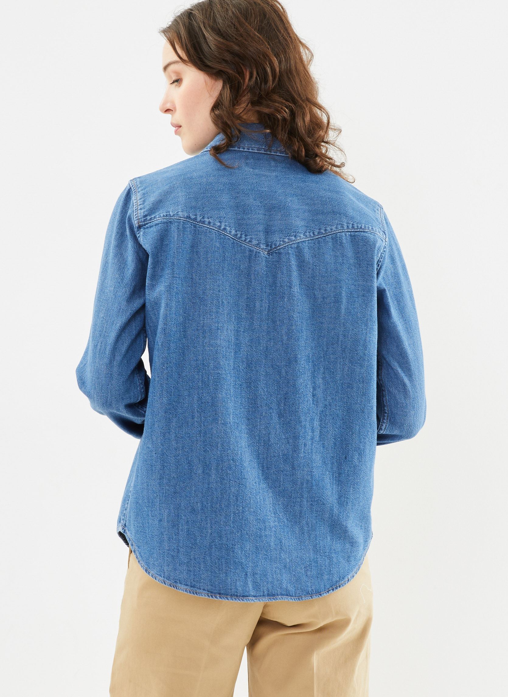 Lange mouw overhemden Iconic Western dames blauw Levi's Lange mouw overhemden Iconic Western dames blauw Going Steady 5