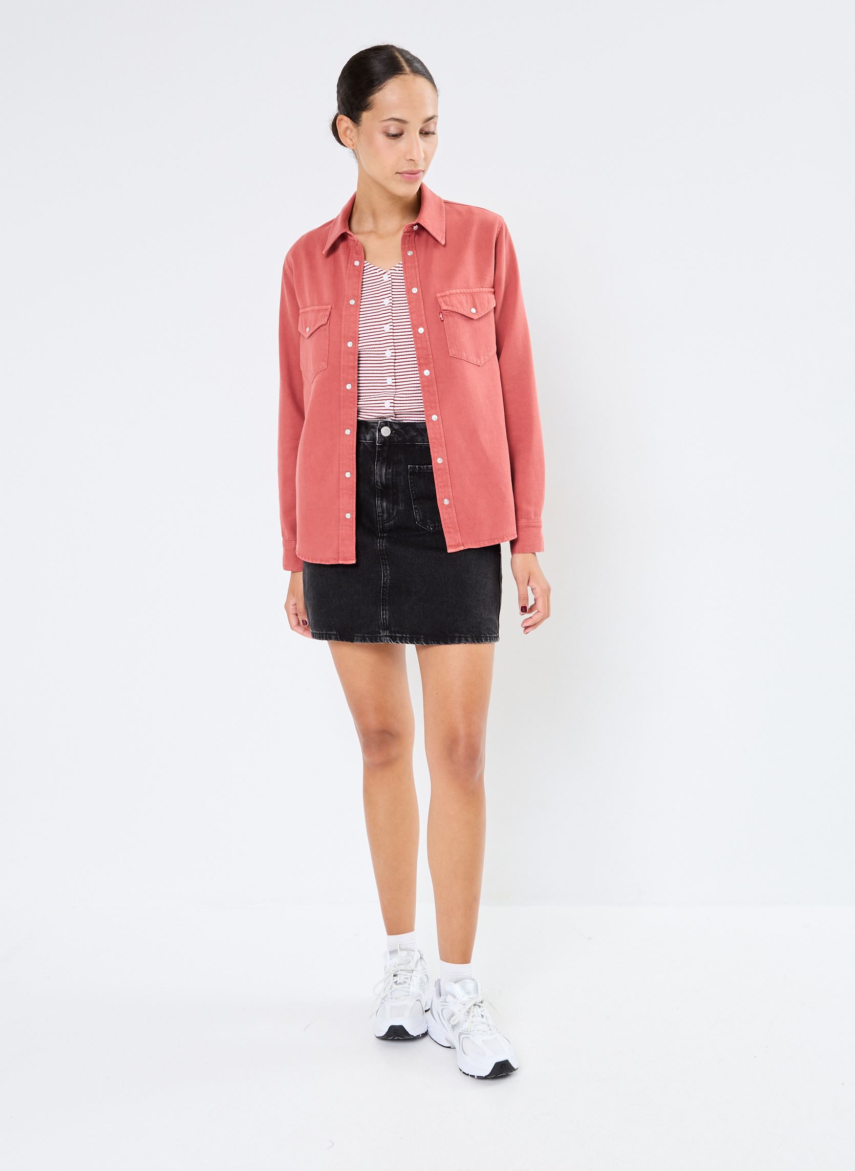 Chemises manches longues Iconic Western femme rouge Levi's Chemises manches longues Iconic Western femme rouge *MARSALA GD*