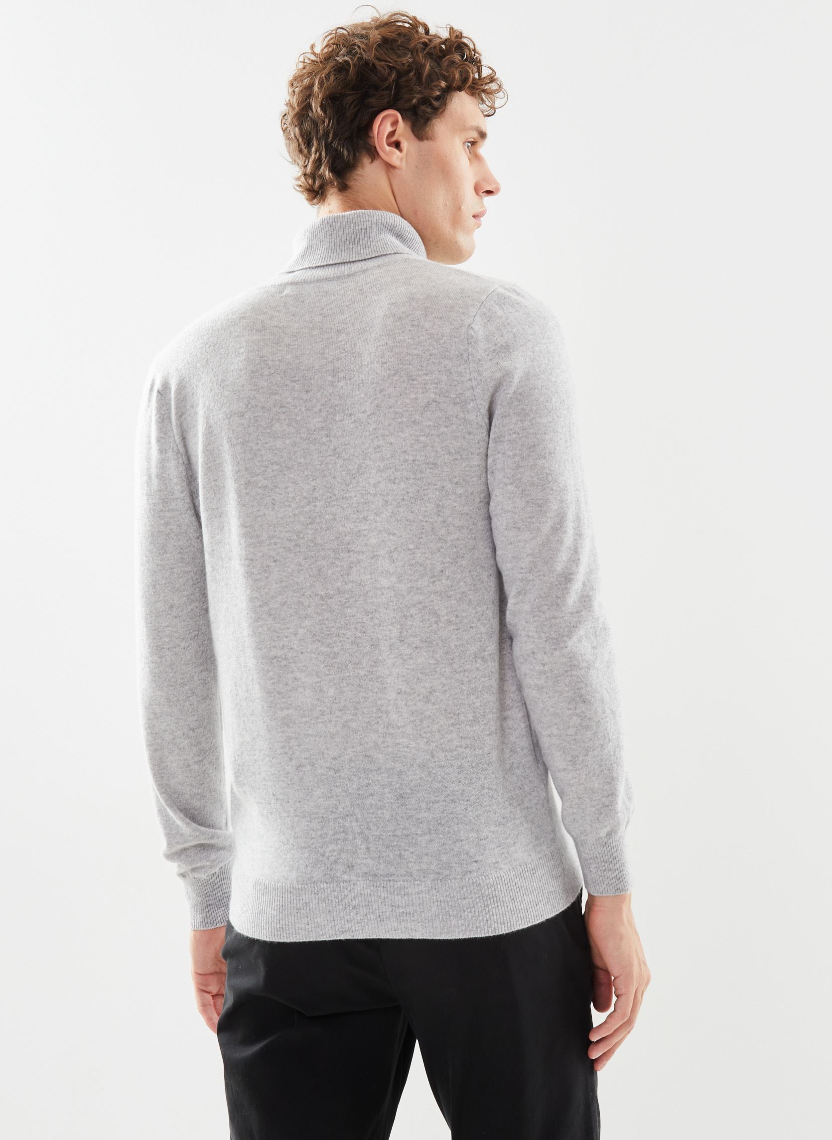 Pulls GABIN cachemire homme gris Marvin&Co Pulls GABIN cachemire homme gris Light melange grey