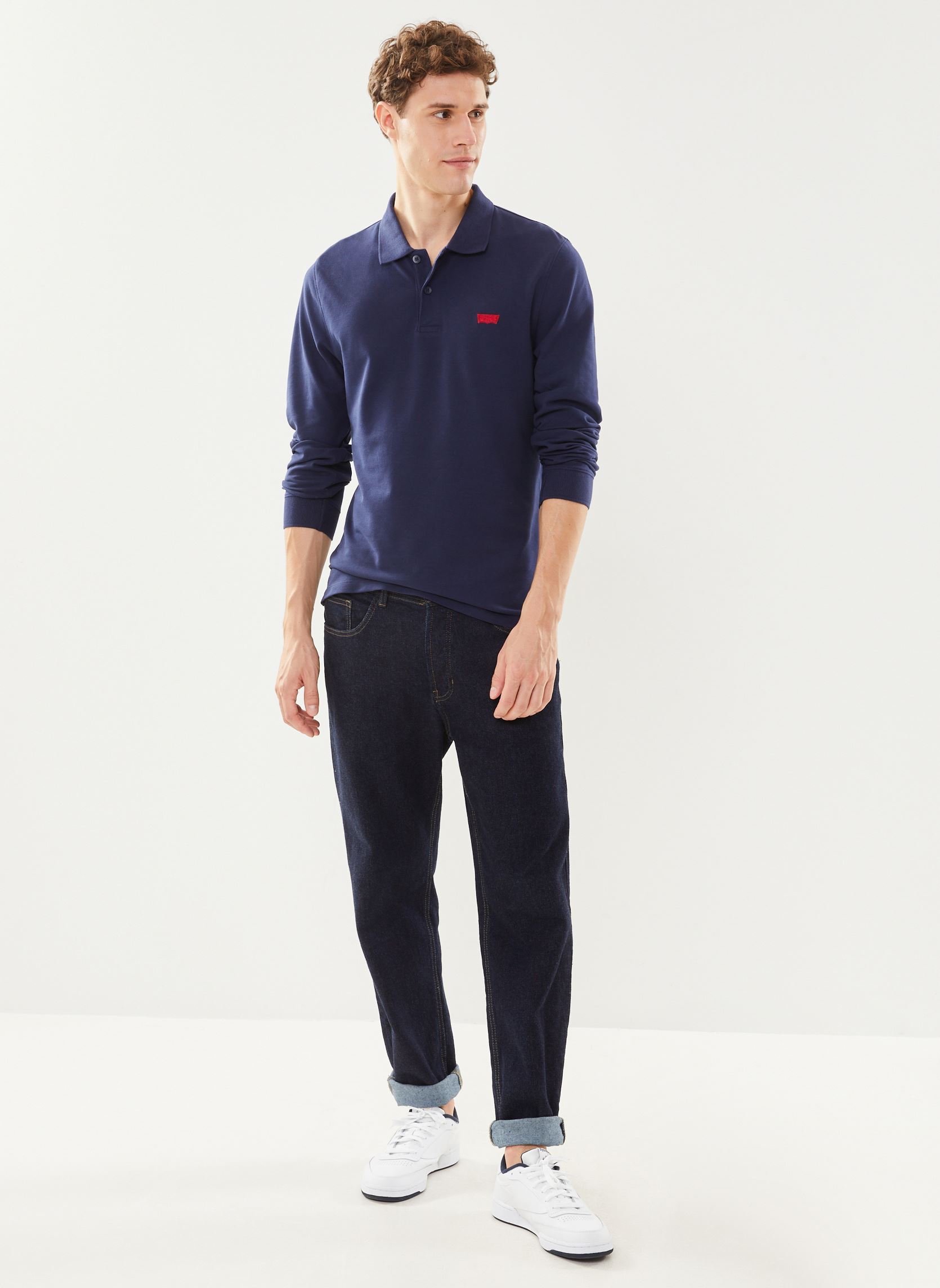 Kurzarm-Poloshirts LS SLIM HOUSEMARK POLO herren blau Levi's Kurzarm-Poloshirts LS SLIM HOUSEMARK POLO herren blau Naval Academy