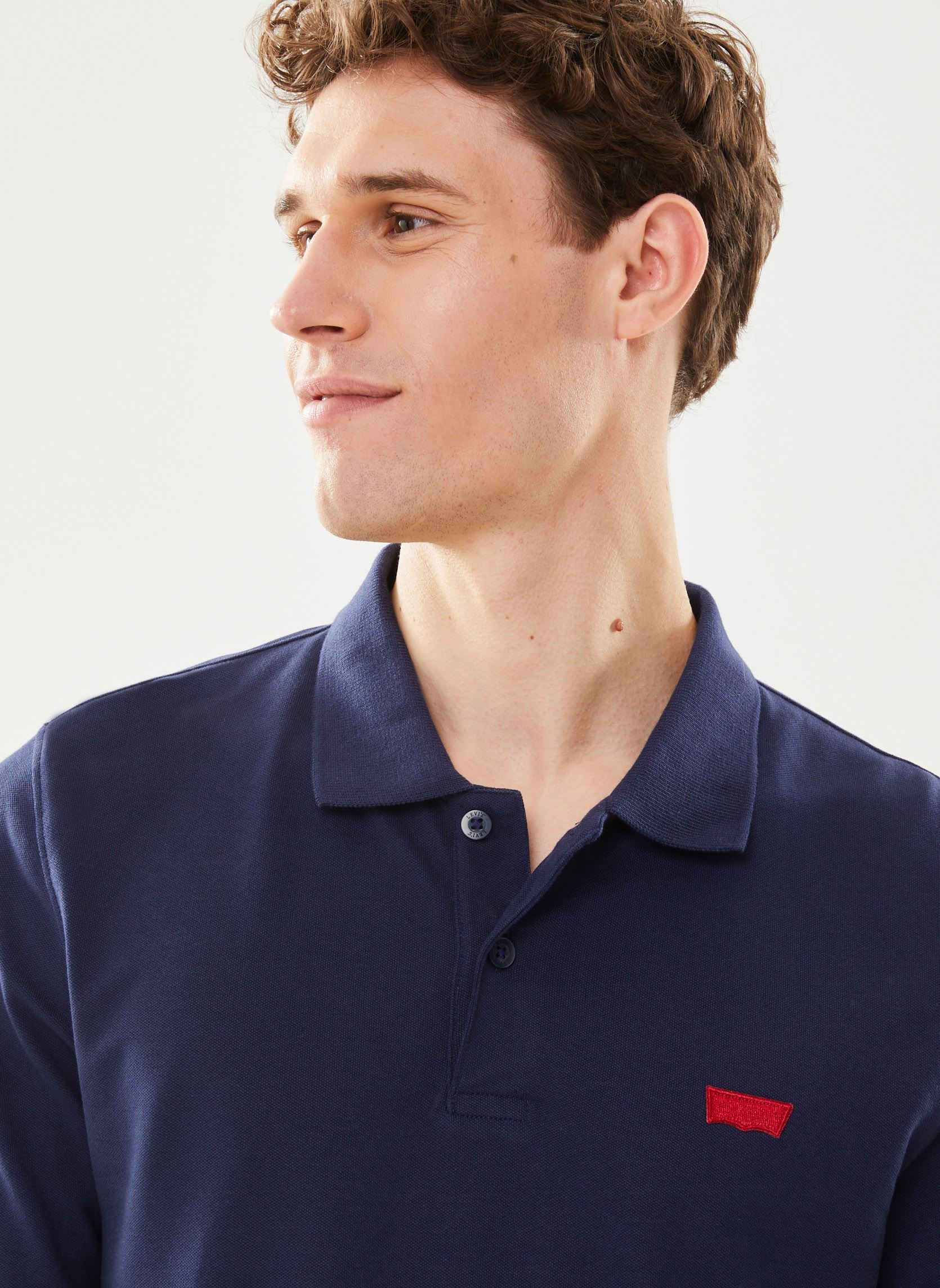 Kurzarm-Poloshirts LS SLIM HOUSEMARK POLO herren blau Levi's Kurzarm-Poloshirts LS SLIM HOUSEMARK POLO herren blau Naval Academy