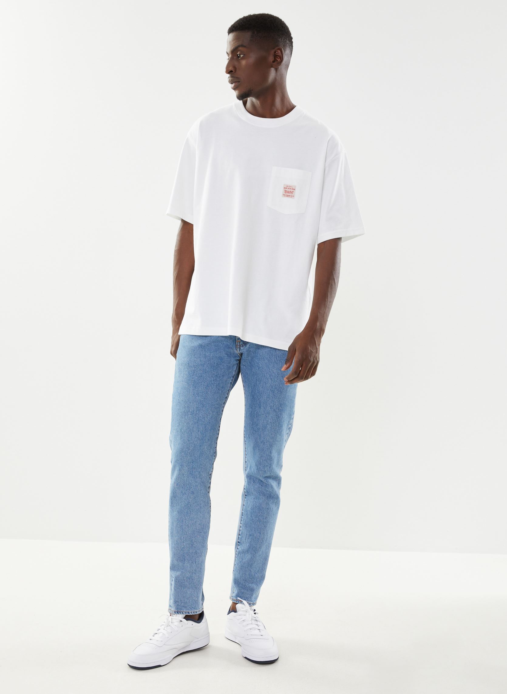 Tee-shirts manches courtes SS WORKWEAR TEE homme blanc Levi's Tee-shirts manches courtes SS WORKWEAR TEE homme blanc Bright white