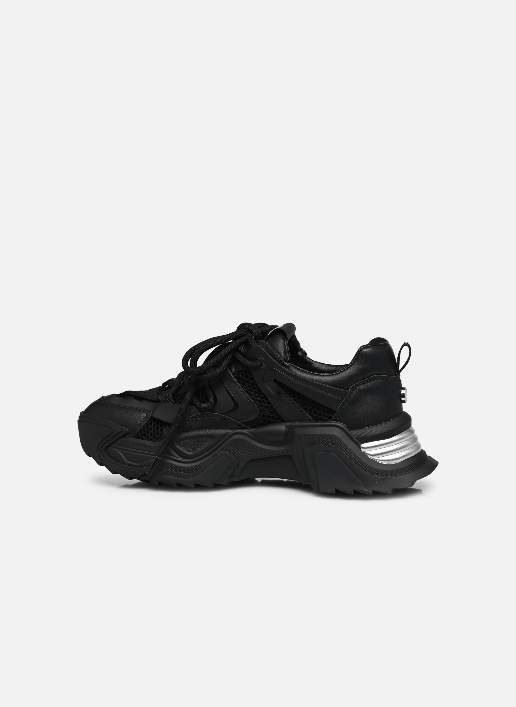 Sneakers Kingdom dames zwart Steve Madden Sneakers Kingdom dames zwart BLK/SILVER
