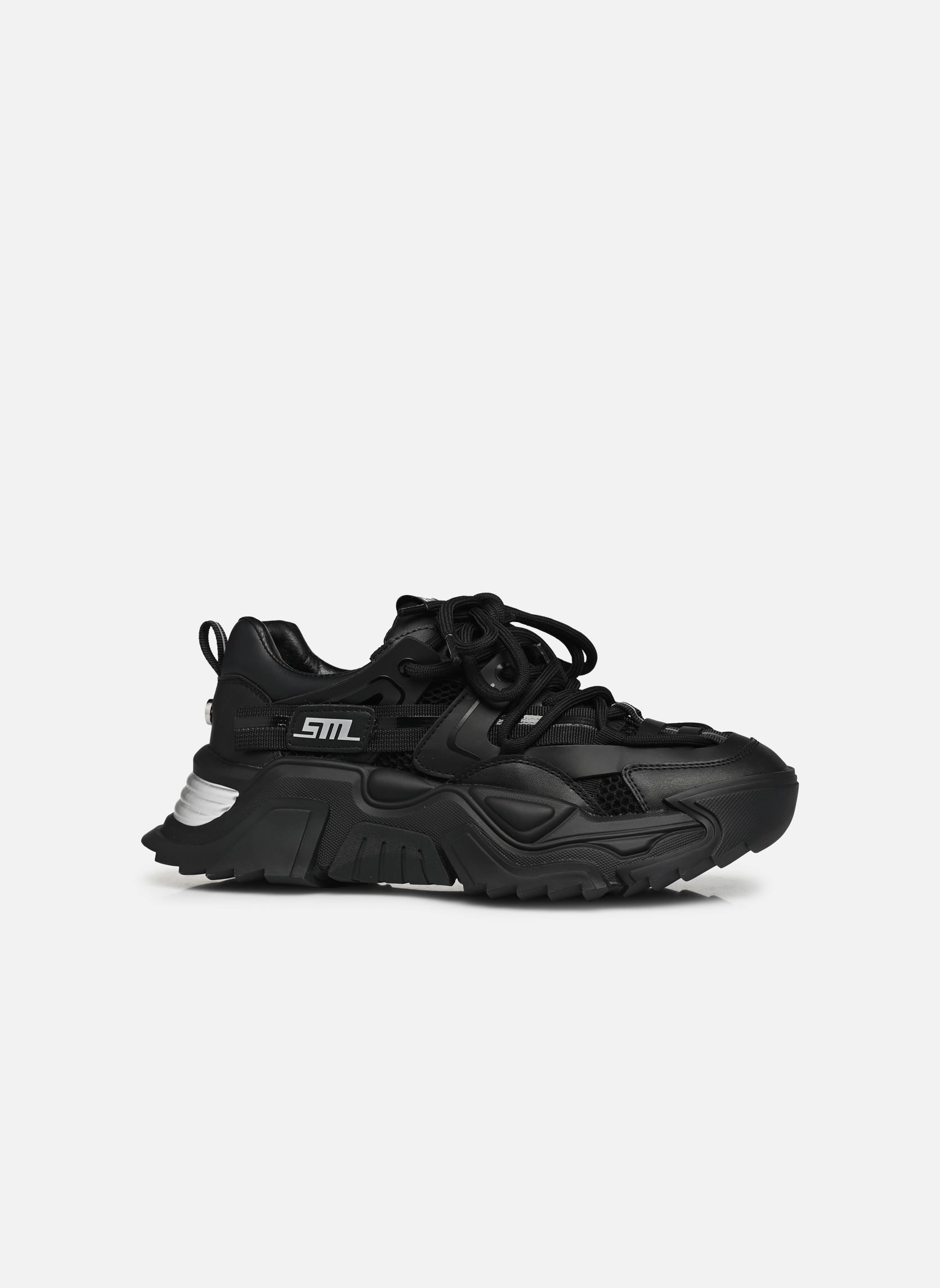 Sneakers Kingdom dames zwart Steve Madden Sneakers Kingdom dames zwart BLK/SILVER