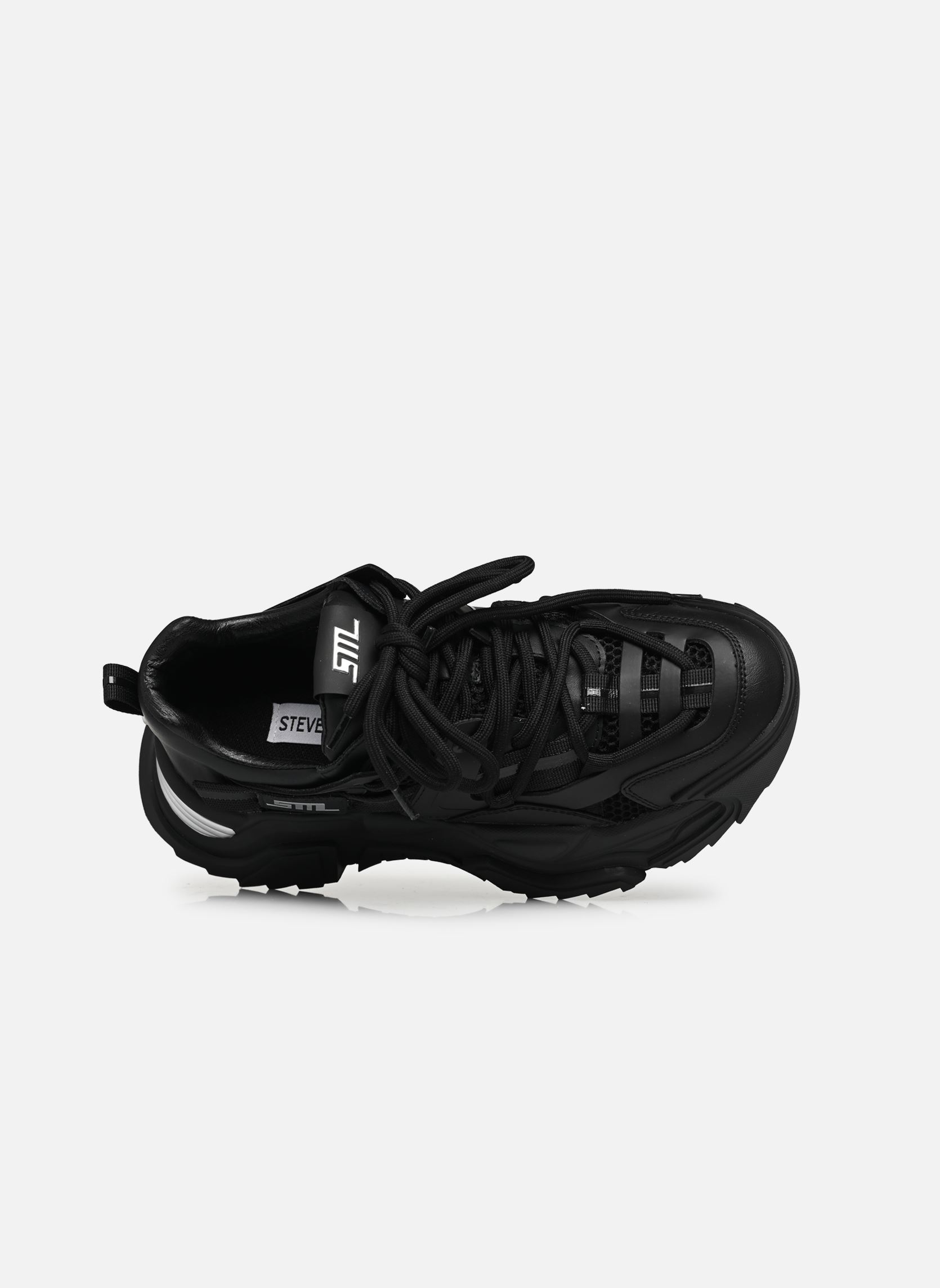 Sneakers Kingdom dames zwart Steve Madden Sneakers Kingdom dames zwart BLK/SILVER